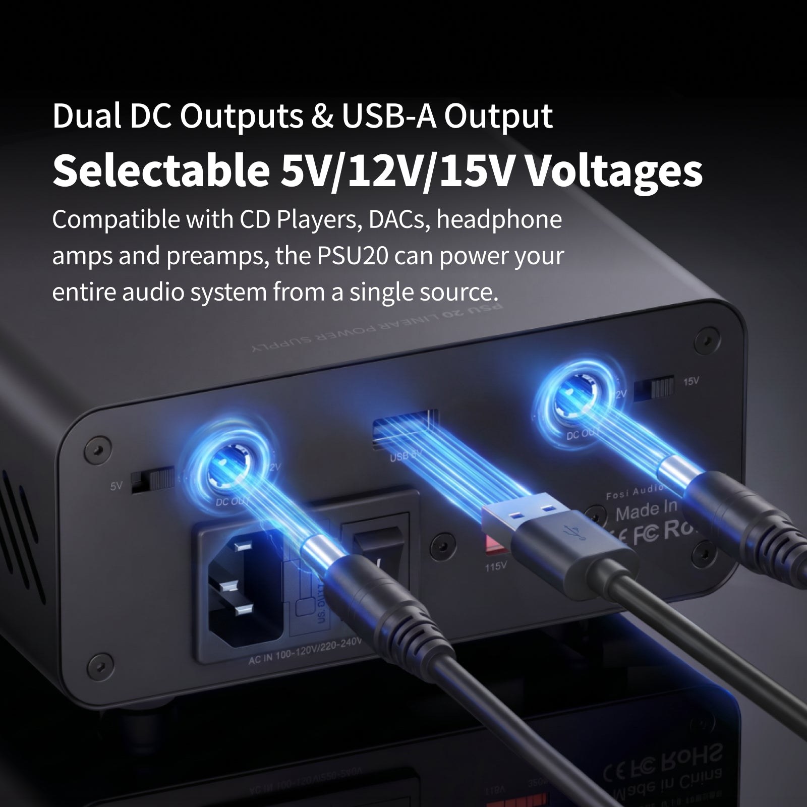 Fosi Audio PSU20 Linear Power Supply gallery 2