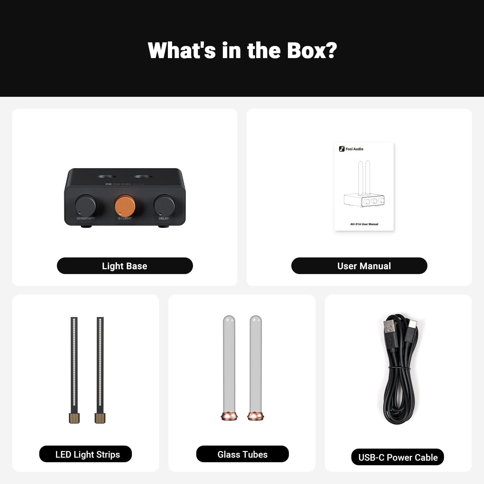 Fosi Audio AH-01A Music Visualizer Light gallery 7