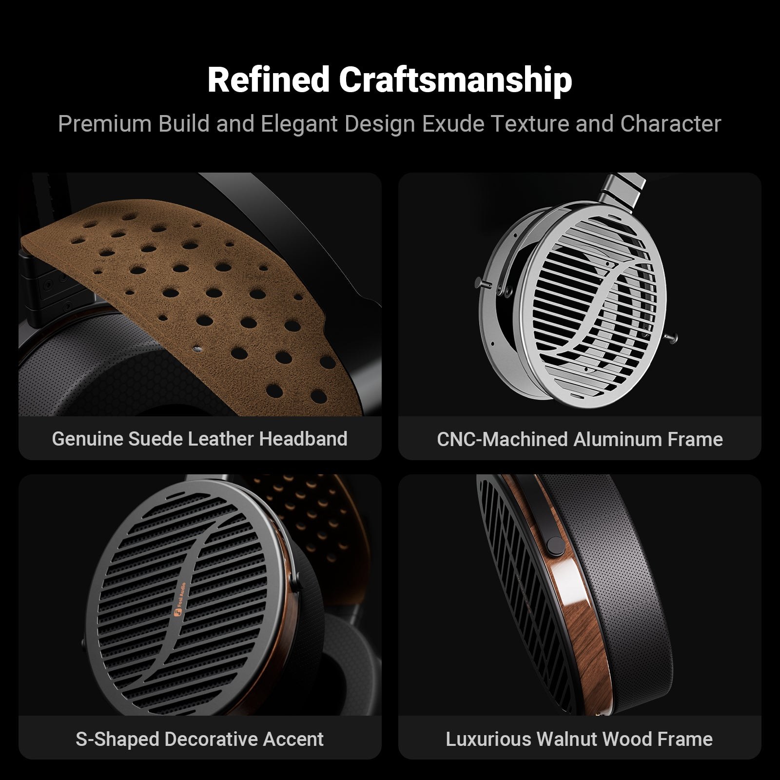 Fosi Audio i5 Open-Back Planar Magnetic Headphones gallery 4