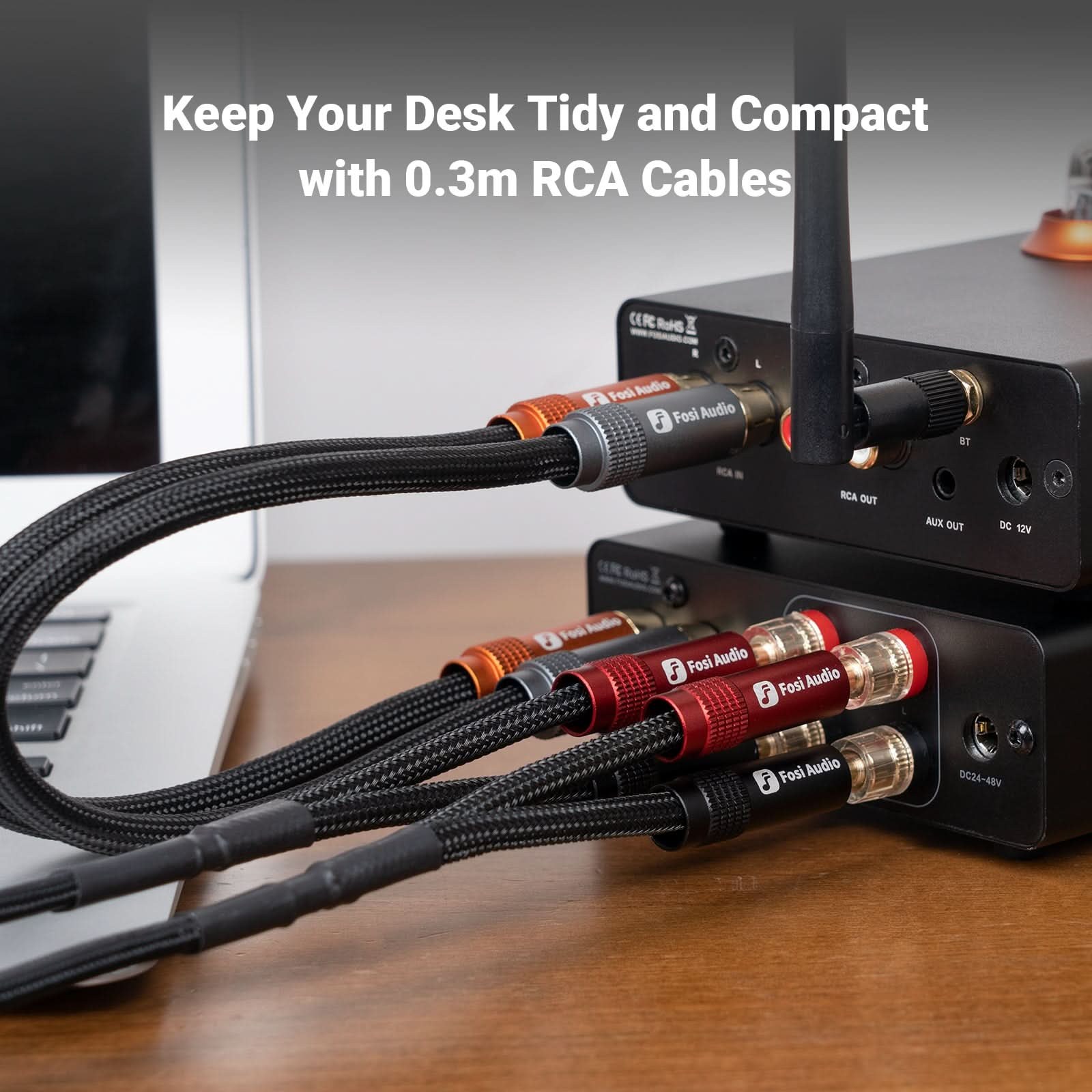 Fosi Audio 2-RCA Stereo Cable, 1.2m gallery 7