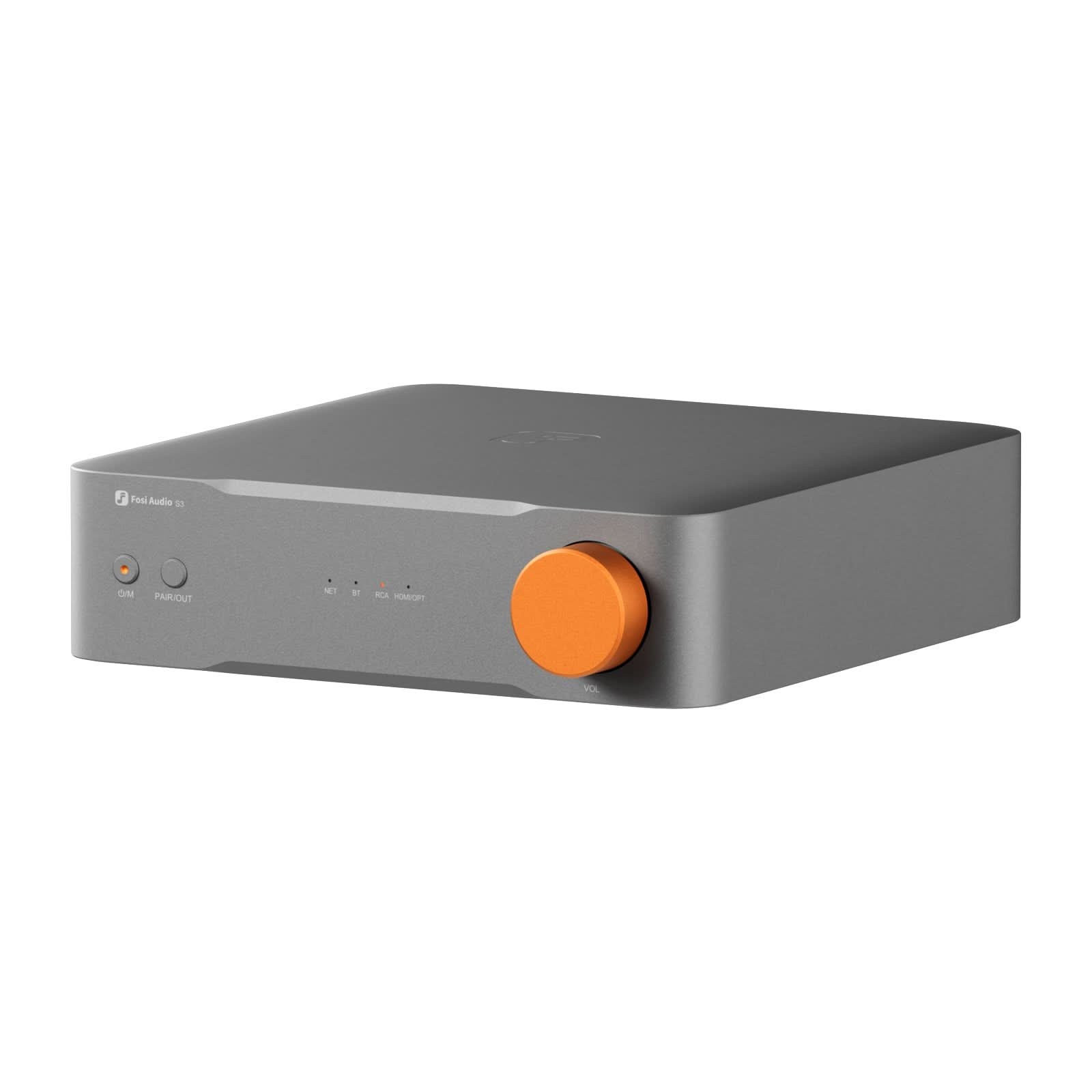 Fosi Audio S3 Streamer DAC/Preamp, Silver gallery 1