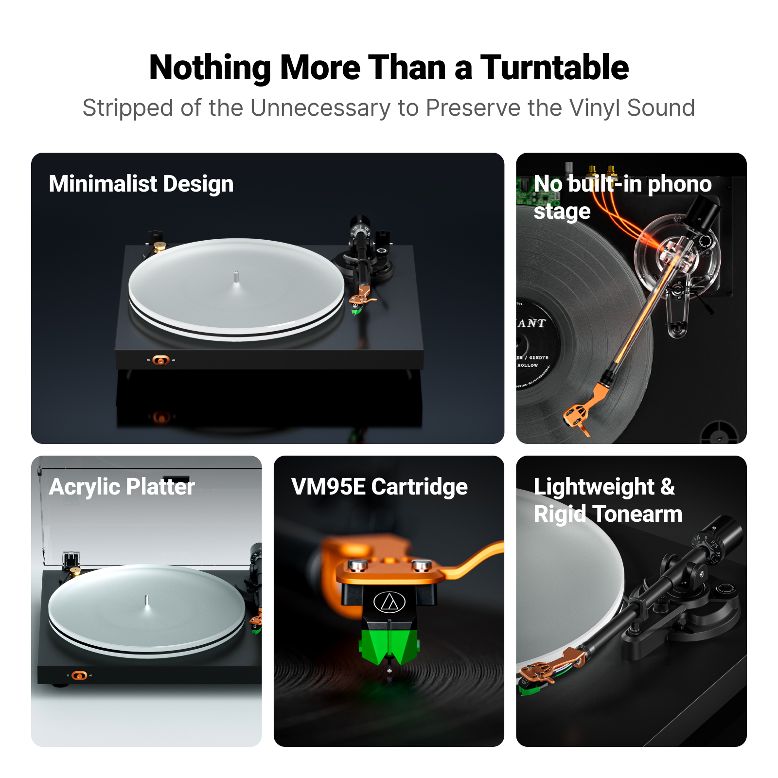 Fosi Audio Luna3 Turntable gallery 1