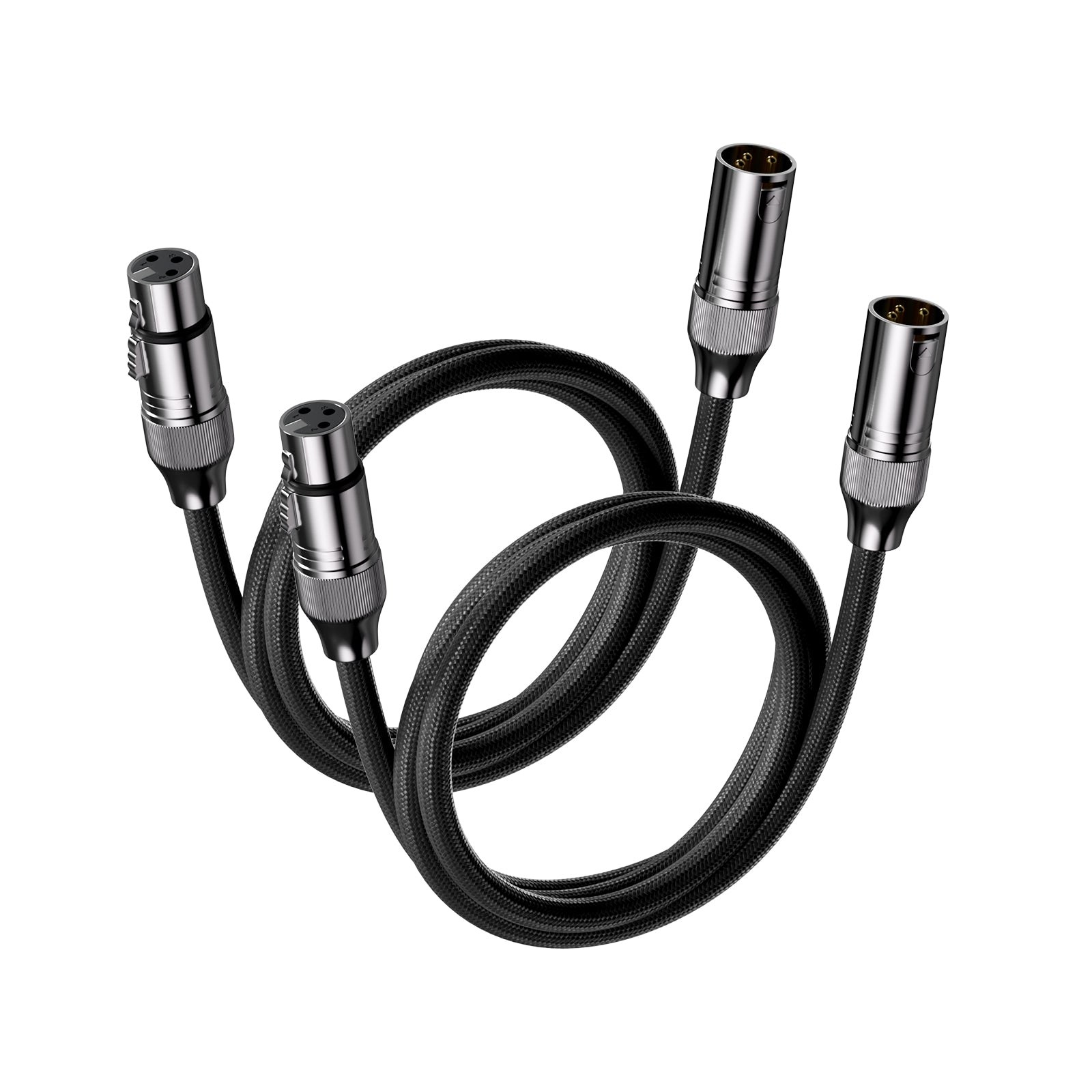 Fosi Audio XLR Cable Pair, 1.2m gallery 1