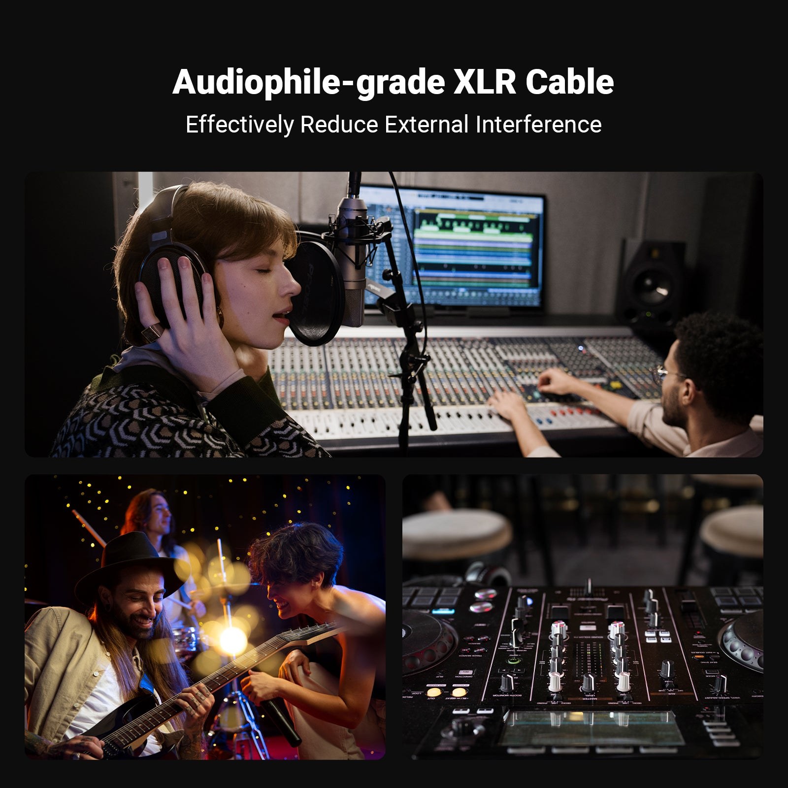Fosi Audio XLR Cable Pair, 1.2m gallery 5