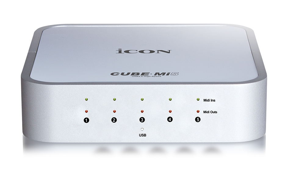 iCON Pro Audio CubeMi 5 - 5in 5out MIDI Interface