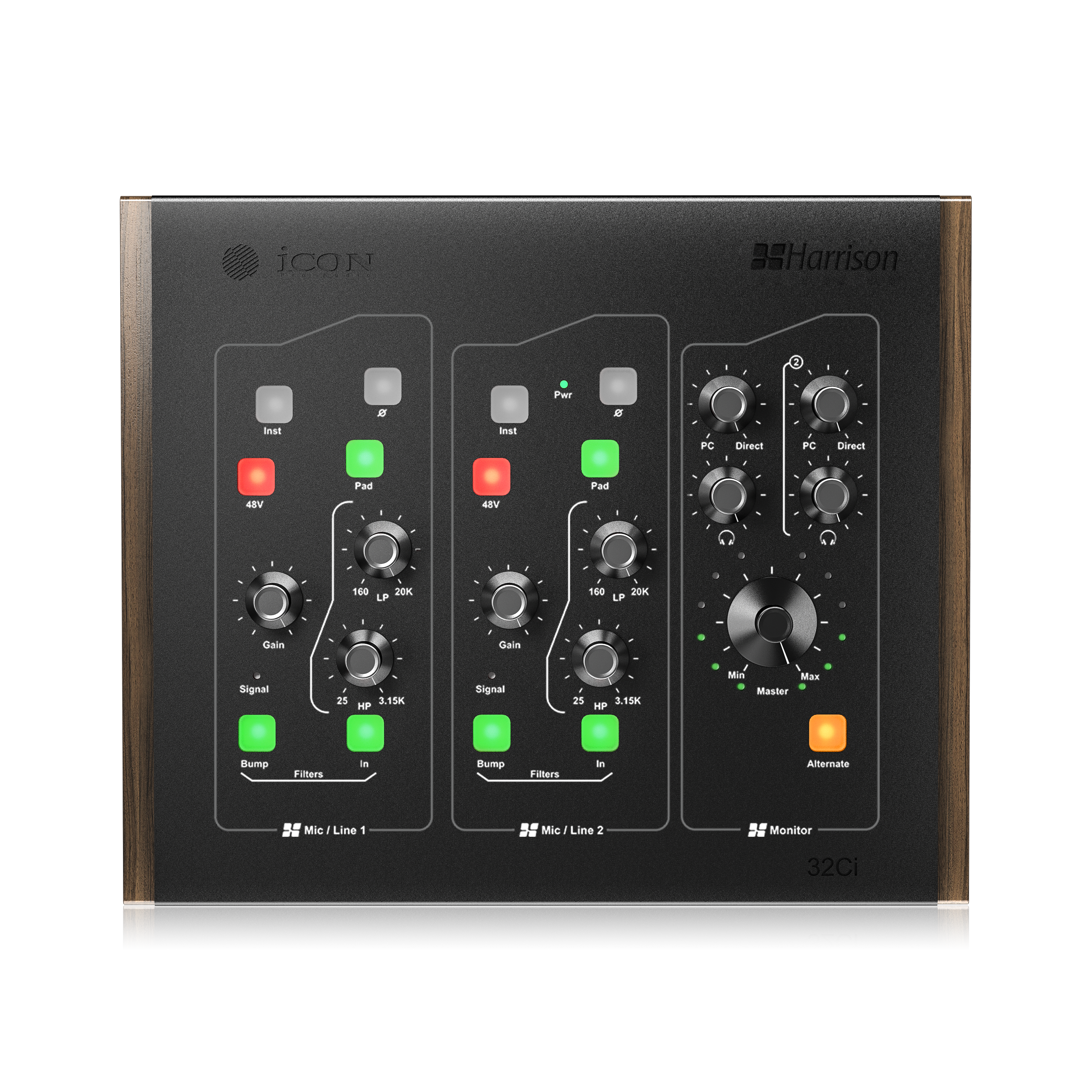 iCON Pro Audio Harrison 32Ci 12-channel USB-C Premium Recording Interface gallery 2