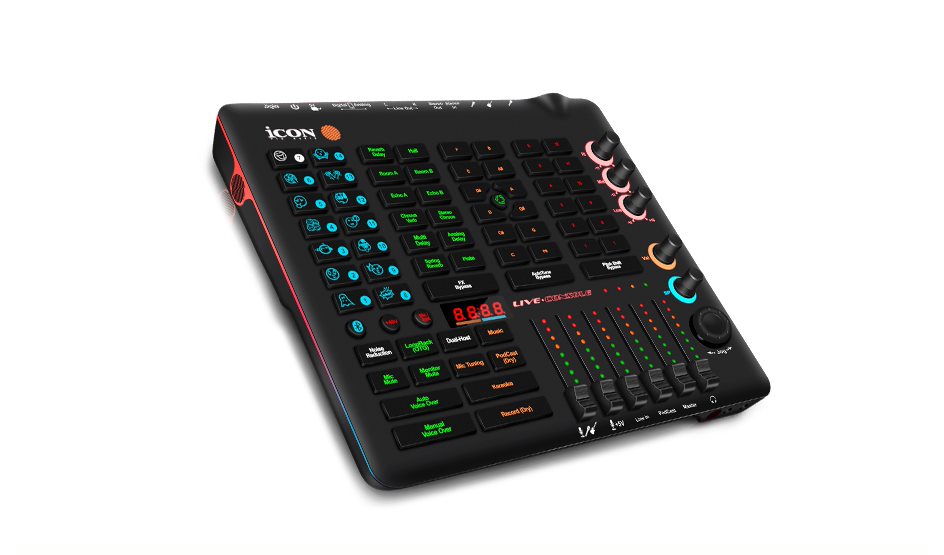 iCON Pro Audio Live Console - Live streaming mixer /interface