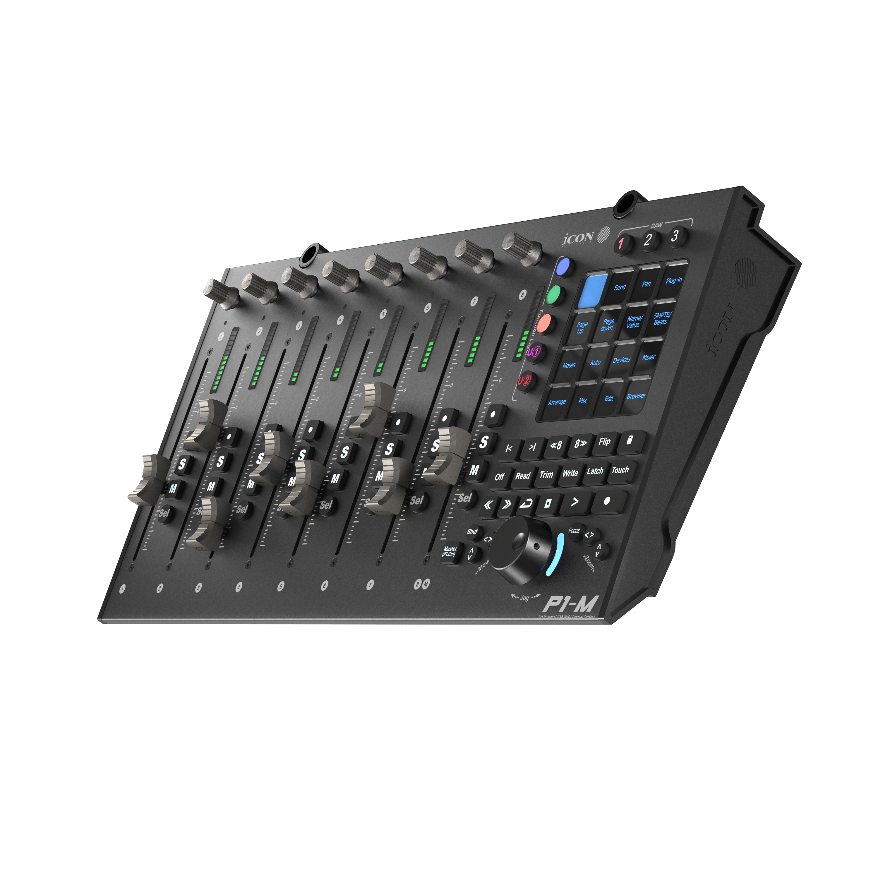 iCON Pro Audio P1-M DAW Control Surface with Motorized Faders gallery 4