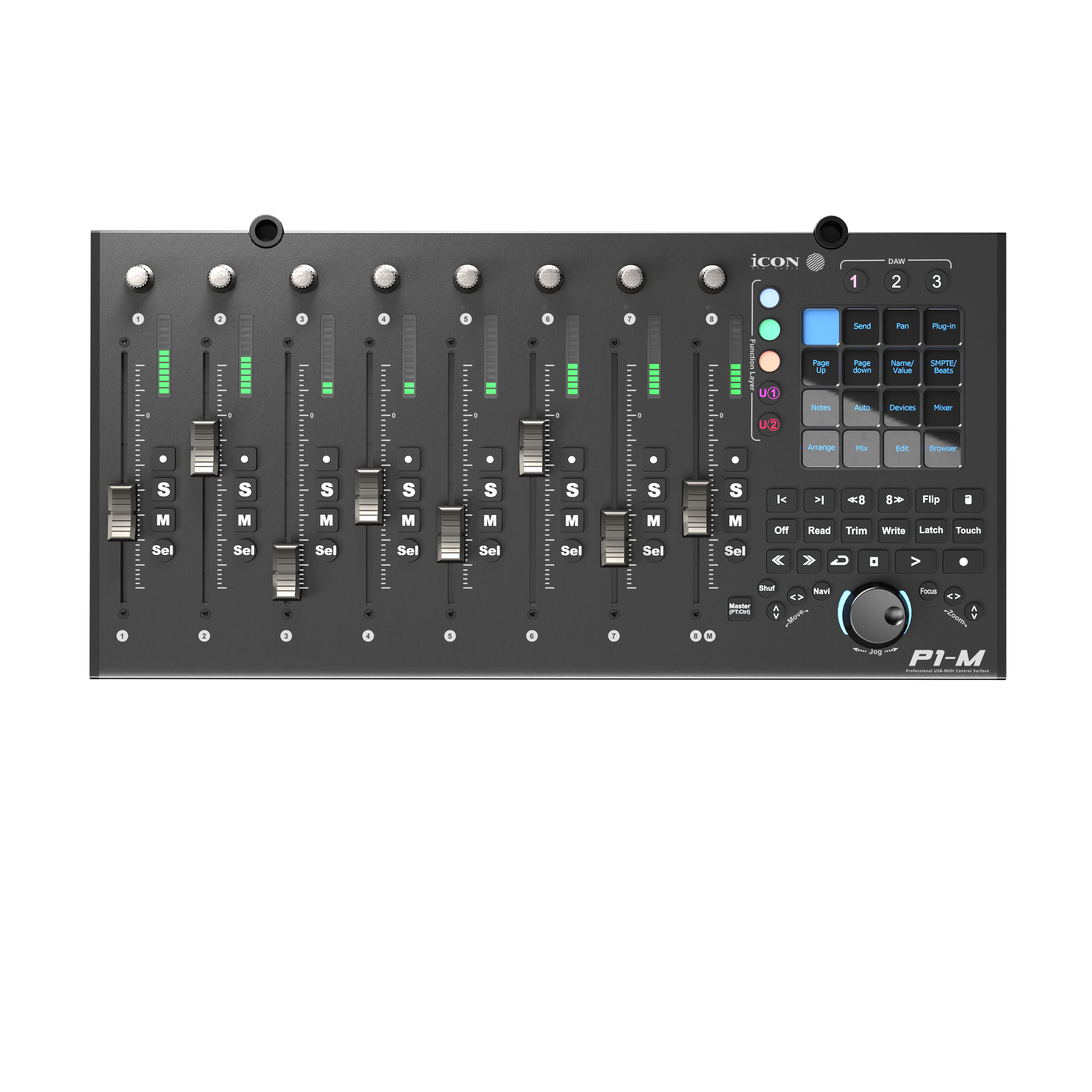 iCON Pro Audio P1-M DAW Control Surface with Motorized Faders