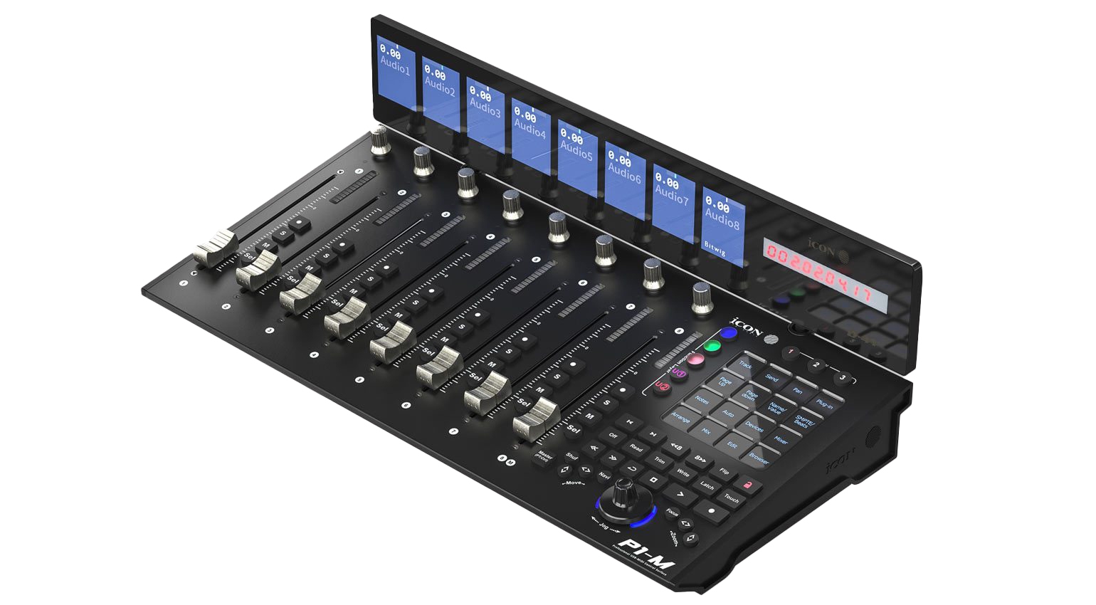 iCON Pro Audio P1-M DAW control surface w/ D4T display bundle