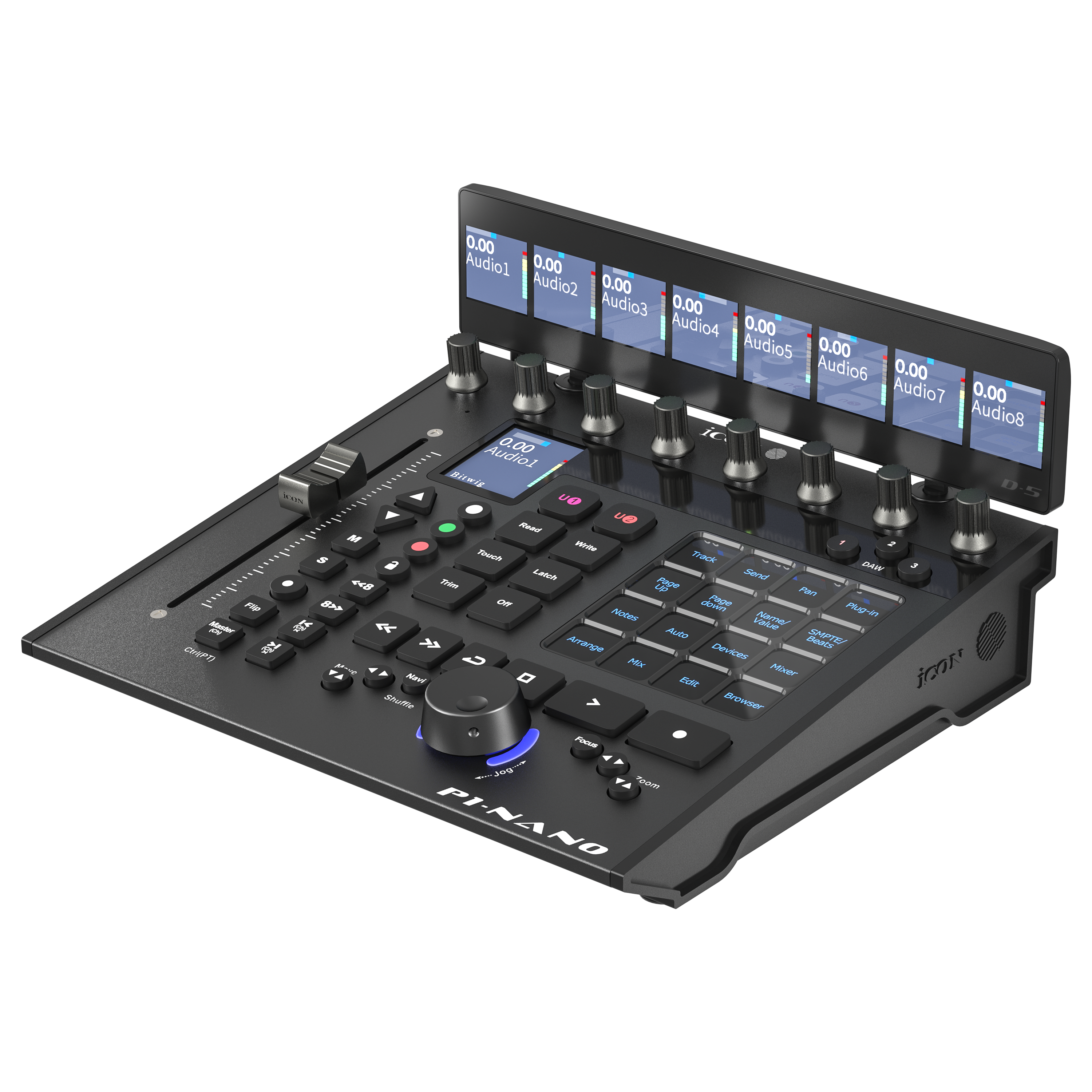 iCON Pro Audio P1-Nano DAW control surface w/ D5 display bundle gallery 1