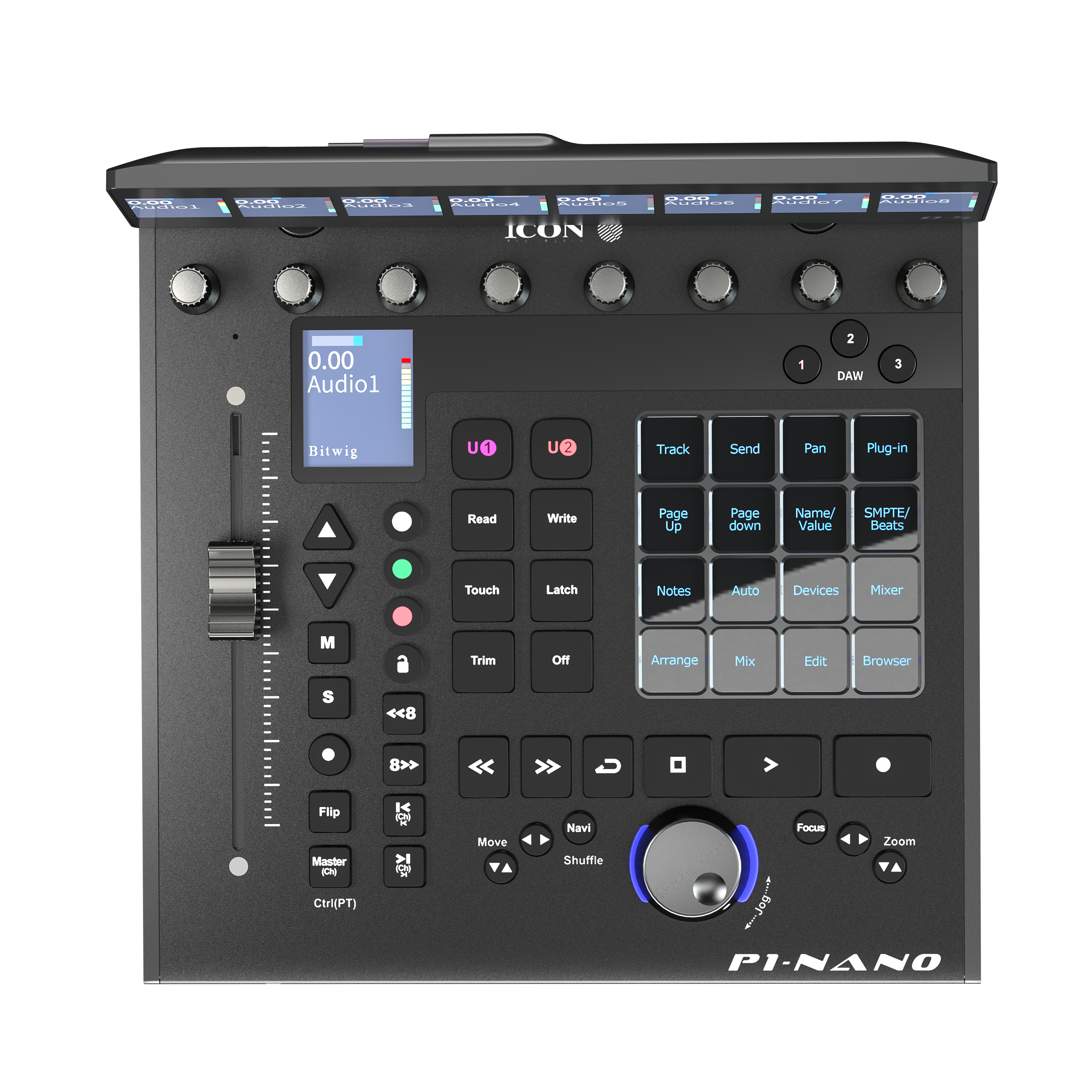 iCON Pro Audio P1-Nano DAW control surface w/ D5 display bundle gallery 2