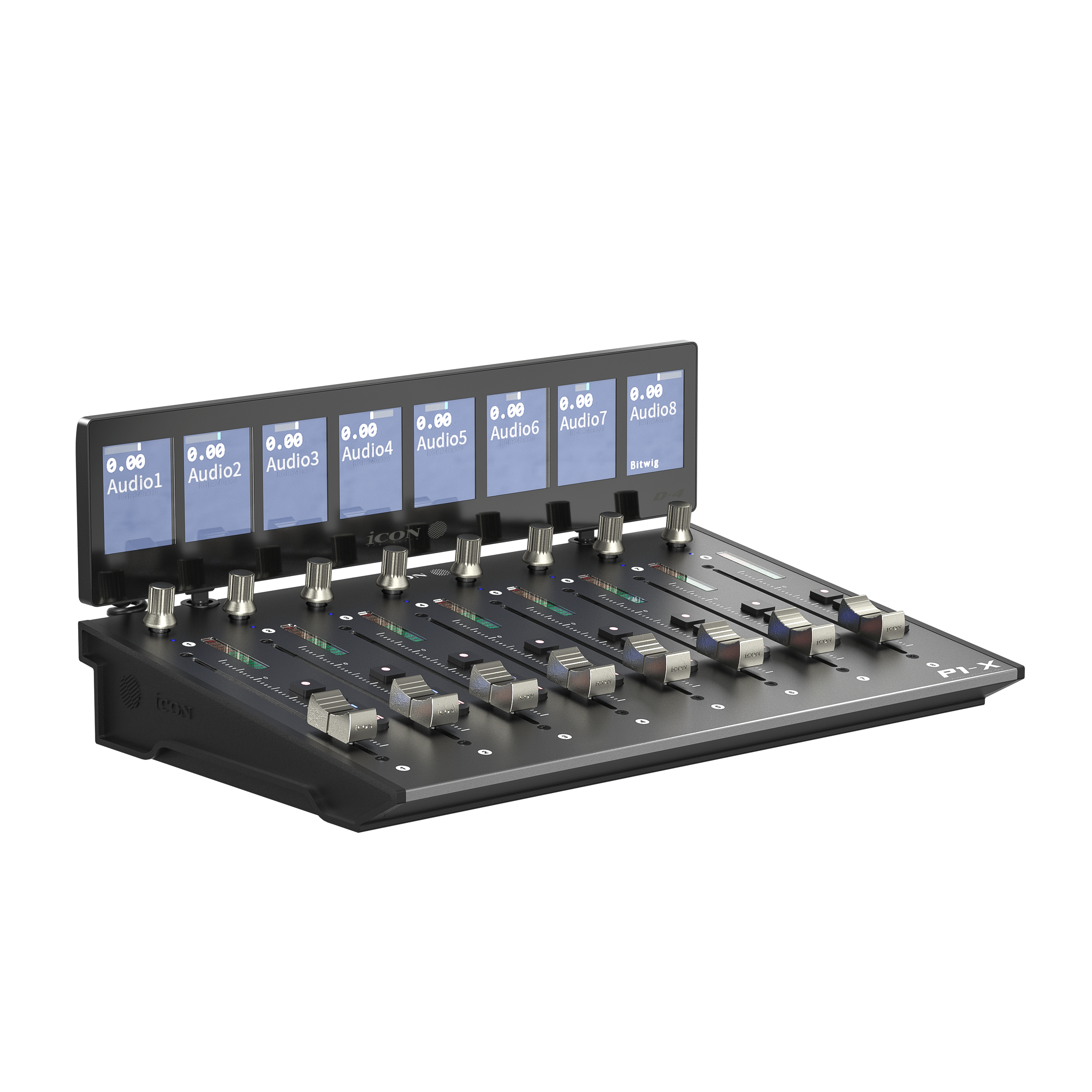 iCON Pro Audio P1-X DAW control surface w/ D4 display bundle gallery 2