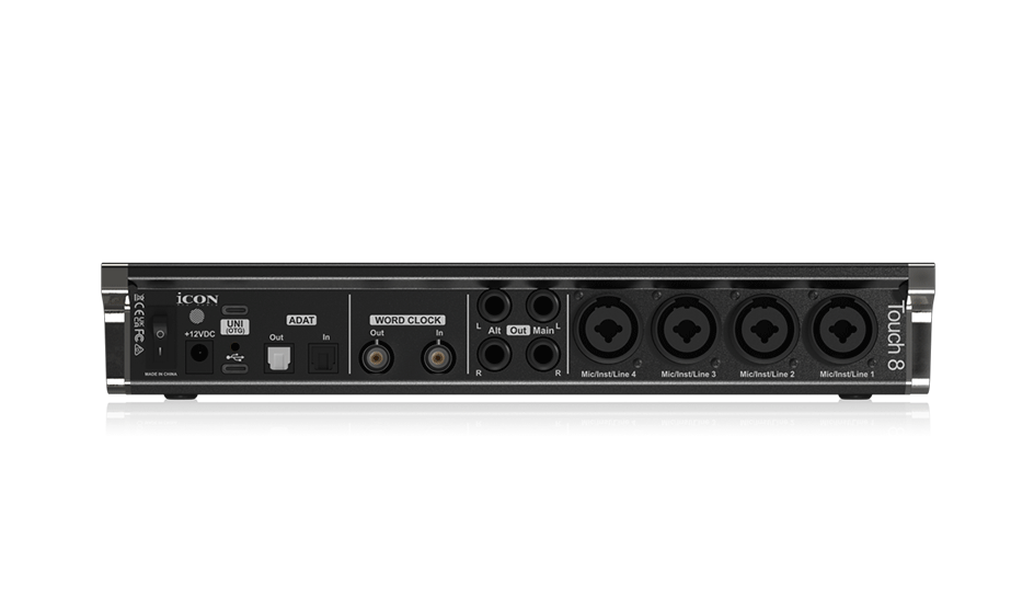 ICON Pro Audio Touch 8 12x12 USB-C Touchscreen Audio Interface gallery 3