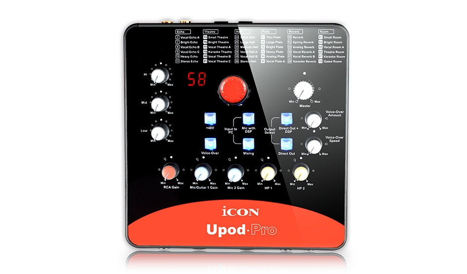 iCON Pro Audio Upod Pro -  USB Interface with DSP EFX gallery 1