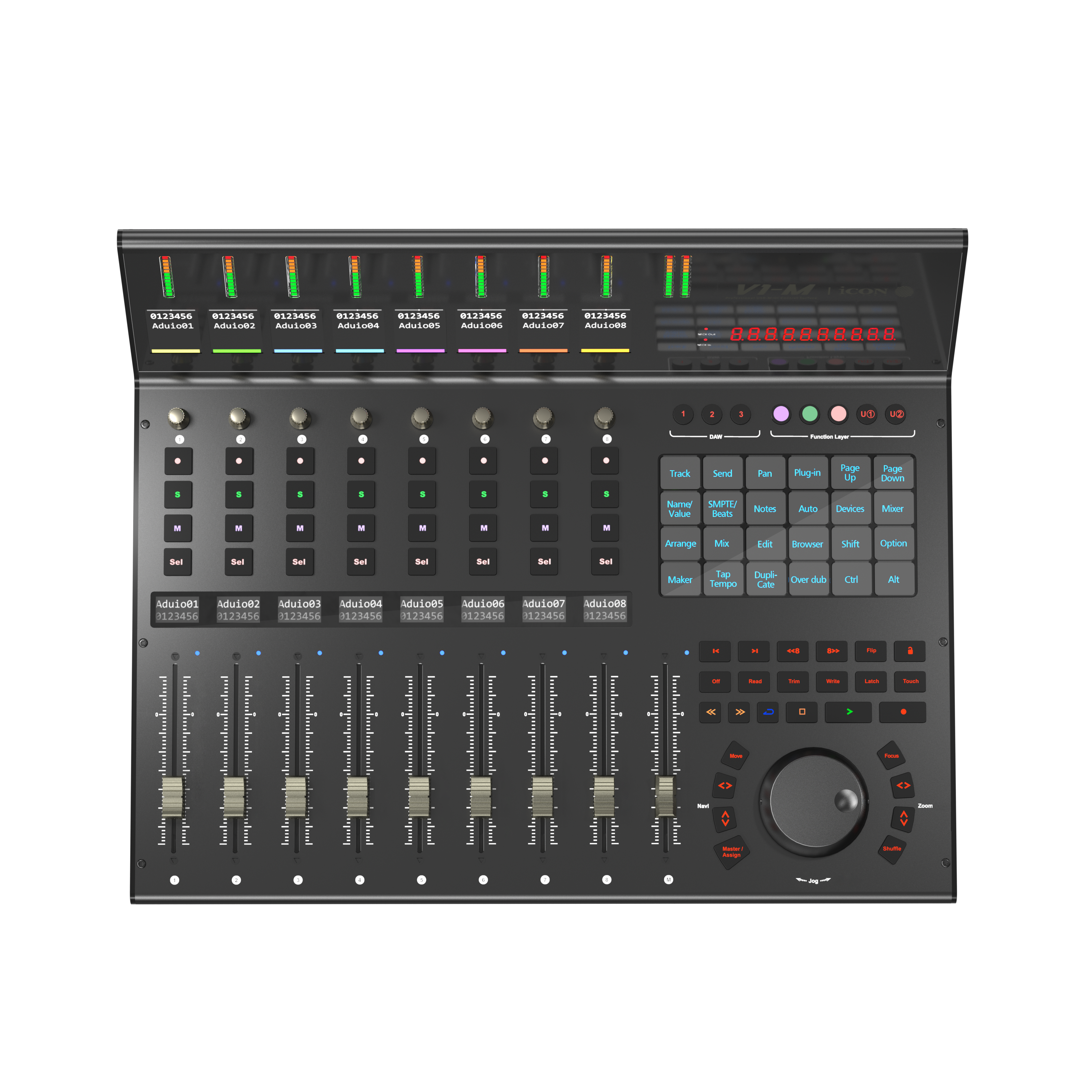 iCON Pro Audio V1-M USB MIDI DAW Control Surface with Motorized Faders gallery 2