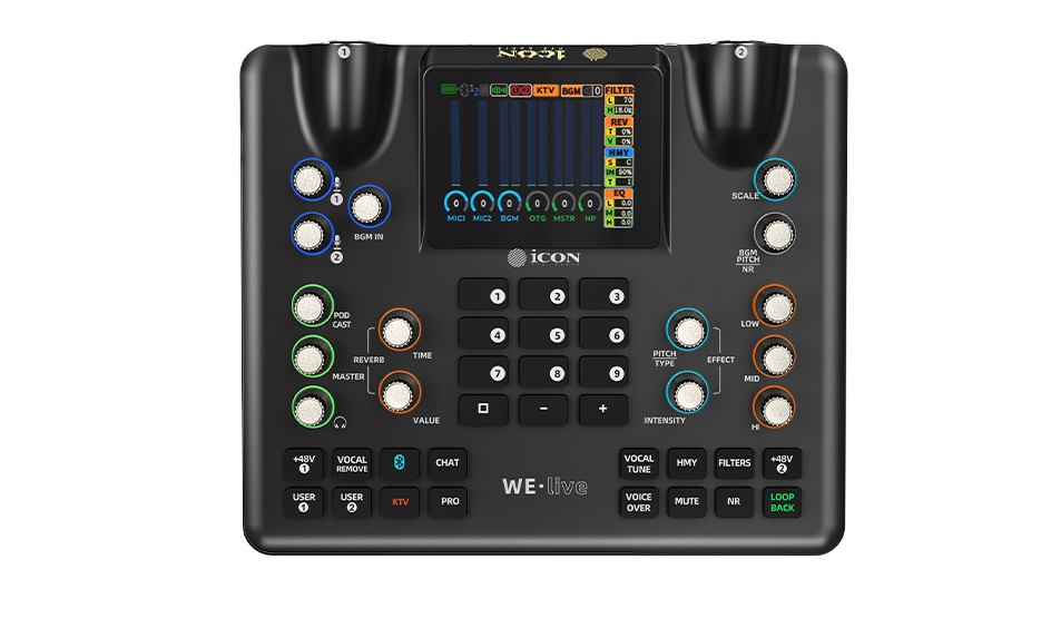 iCON Pro Audio WeLive - USB Live Streaming Interface with DSP EFX & Remote gallery 1