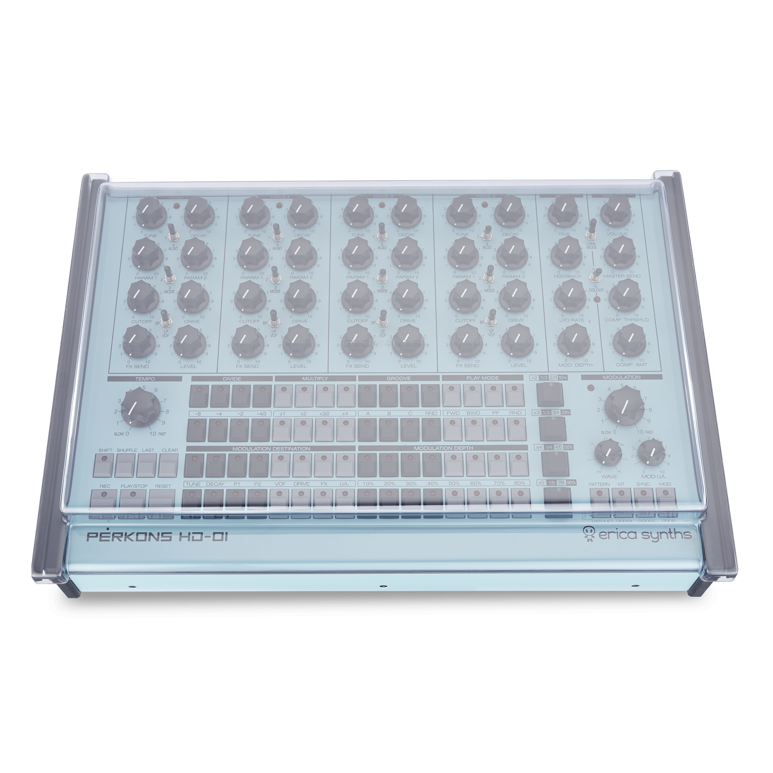 Decksaver Erica Synths Perkons HD-01 Cover (SOFT-FIT) gallery 2