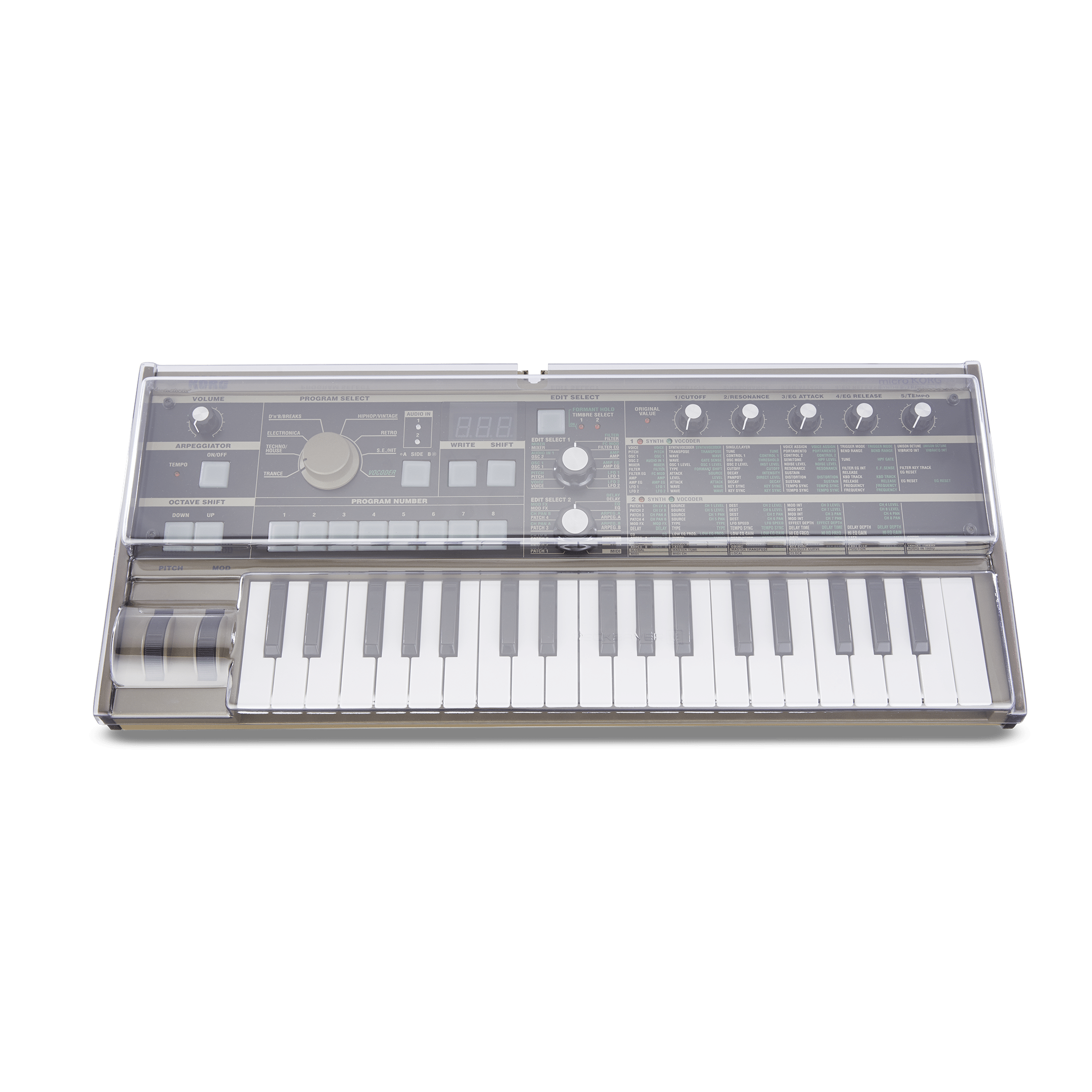 Decksaver LE Korg Microkorg & Microkorg S Cover (Light Edition) gallery 5