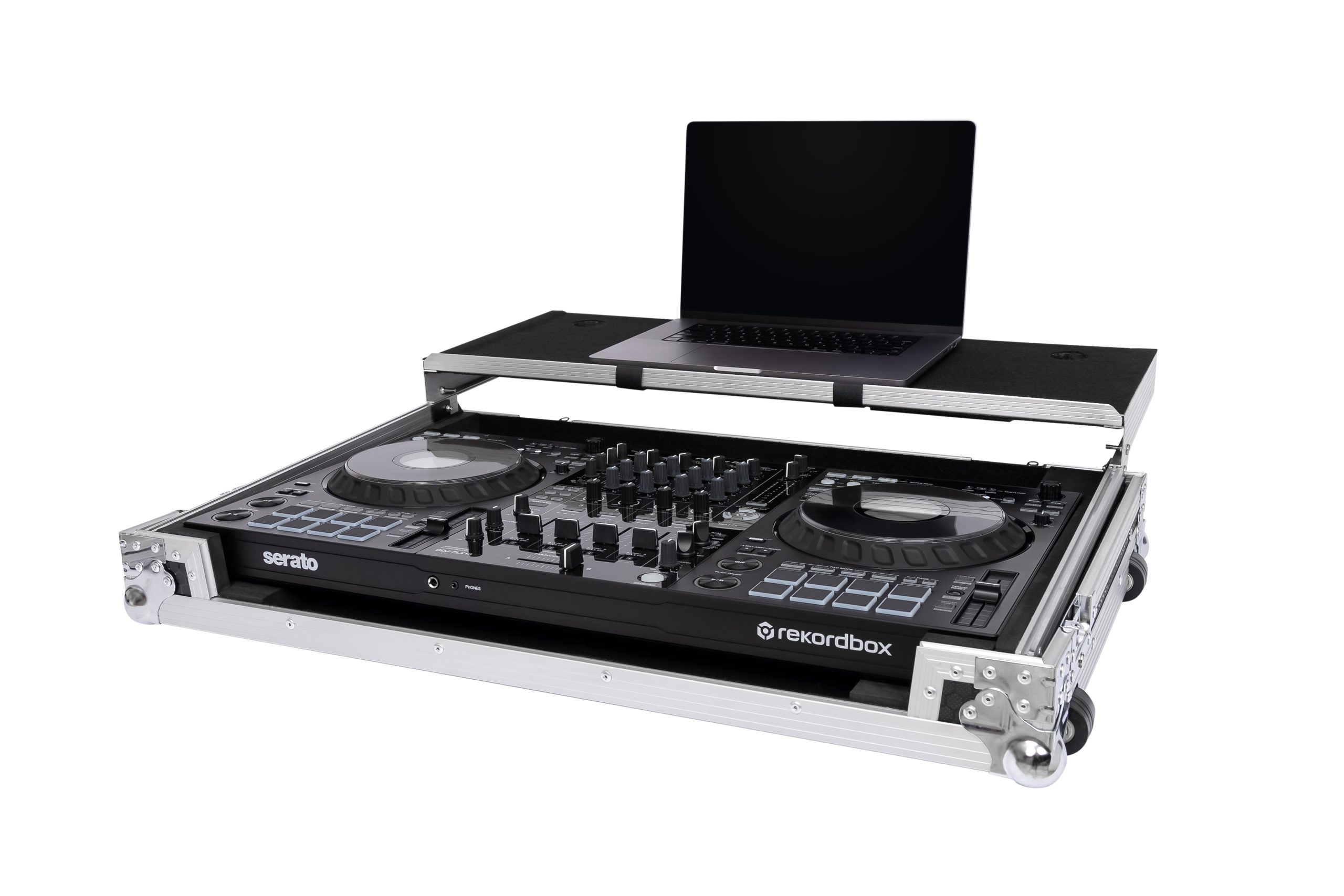 Flight Case for DDJ-FLX10 w/ Laptop Platform & Wheels gallery 7