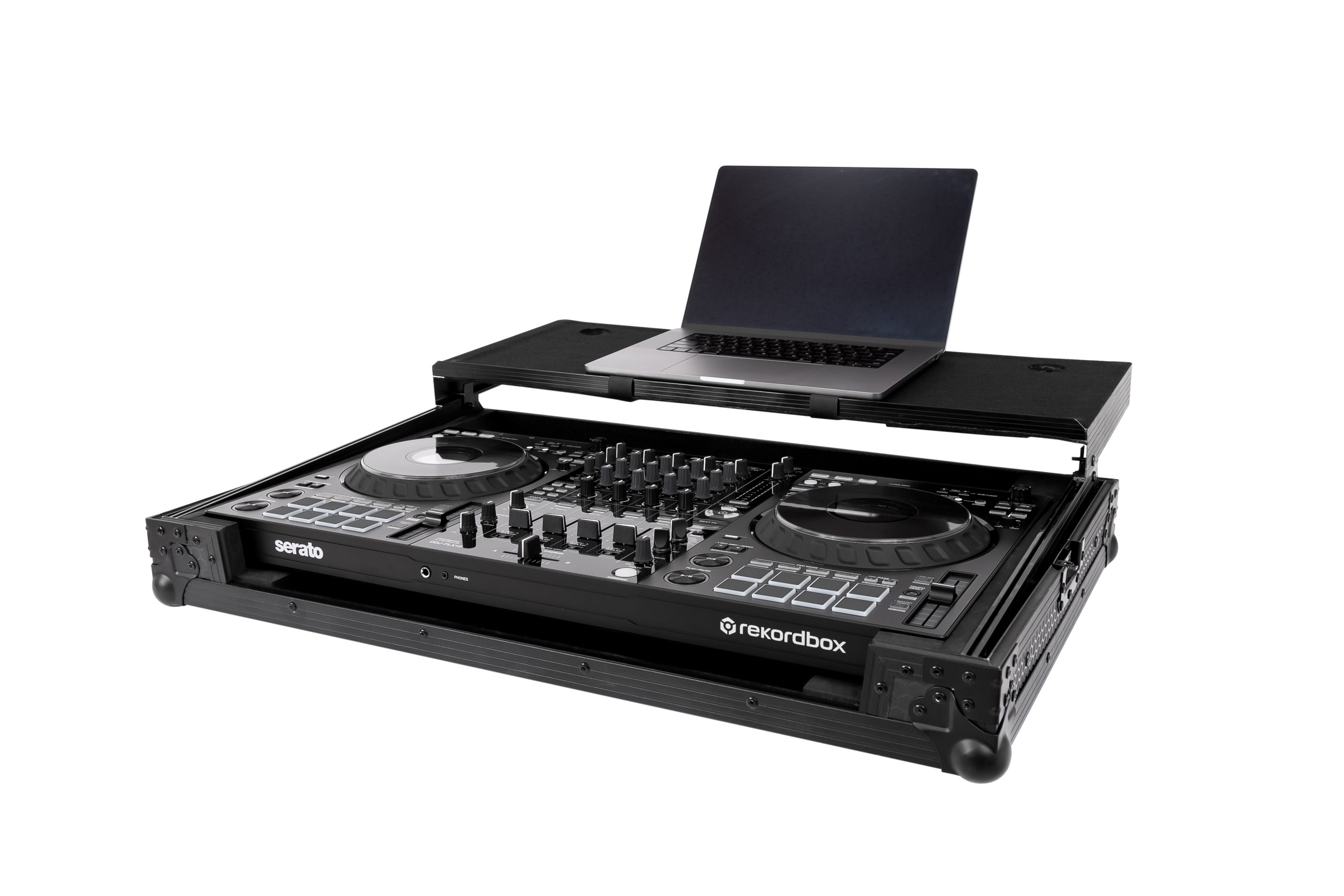 Pitch Black Flight Case for DDJ-FLX10 w/ Laptop Platform gallery 8