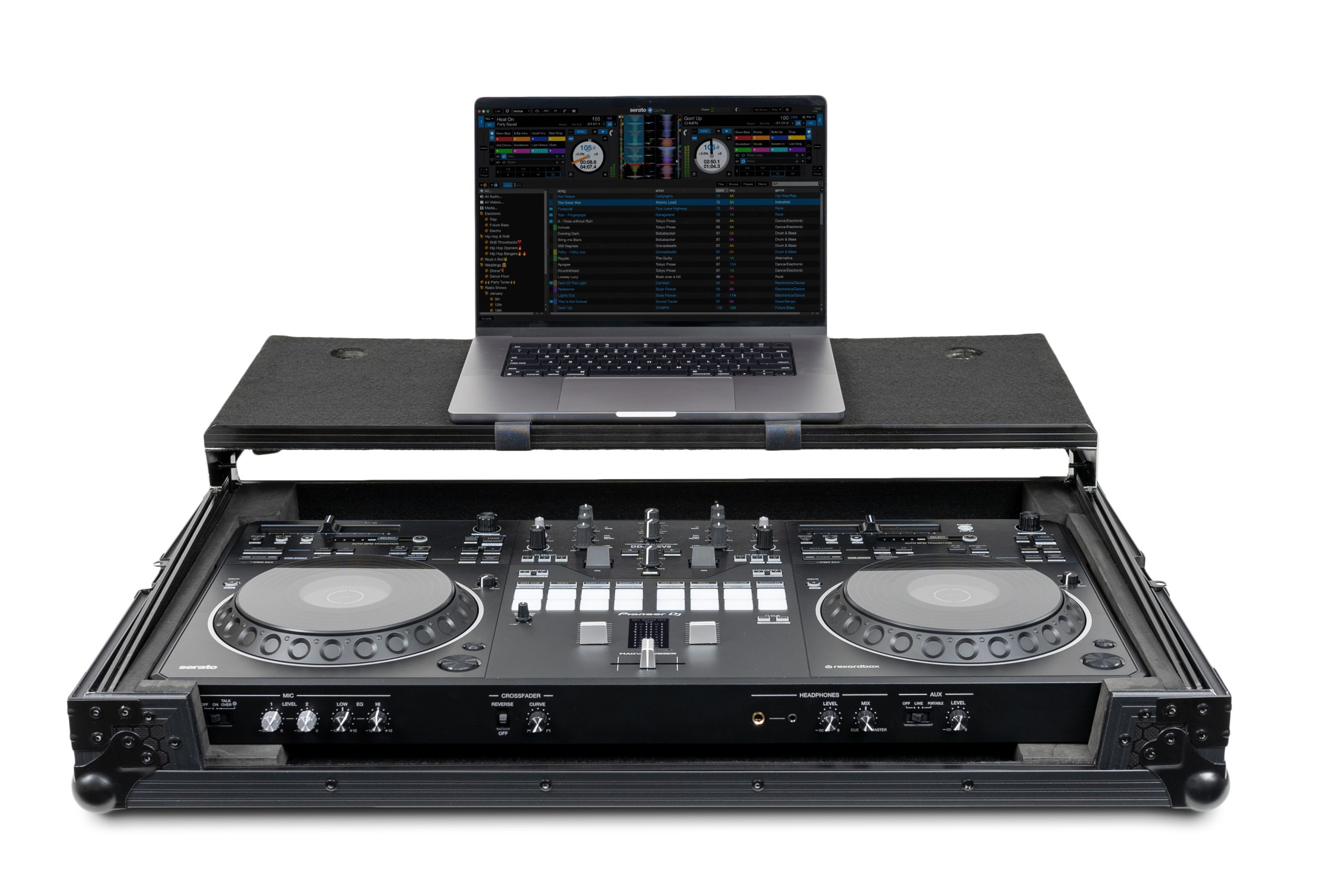 Headliner Pitch Black Flight Case for DDJ-REV5 with Laptop Platform gallery 2