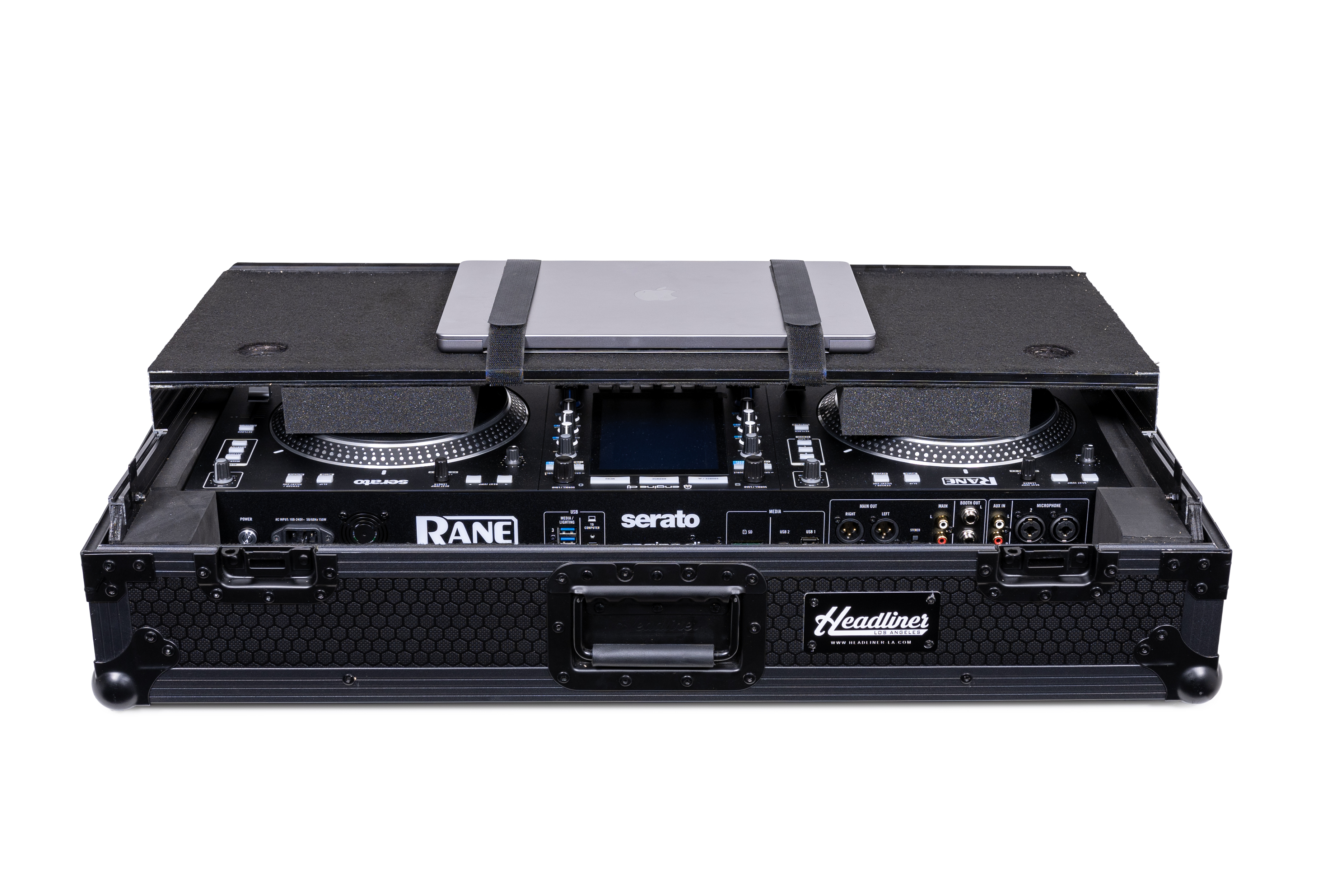 Headliner Pitch Black Flight Case for System One w/ Laptop Platform & Wheels gallery 7