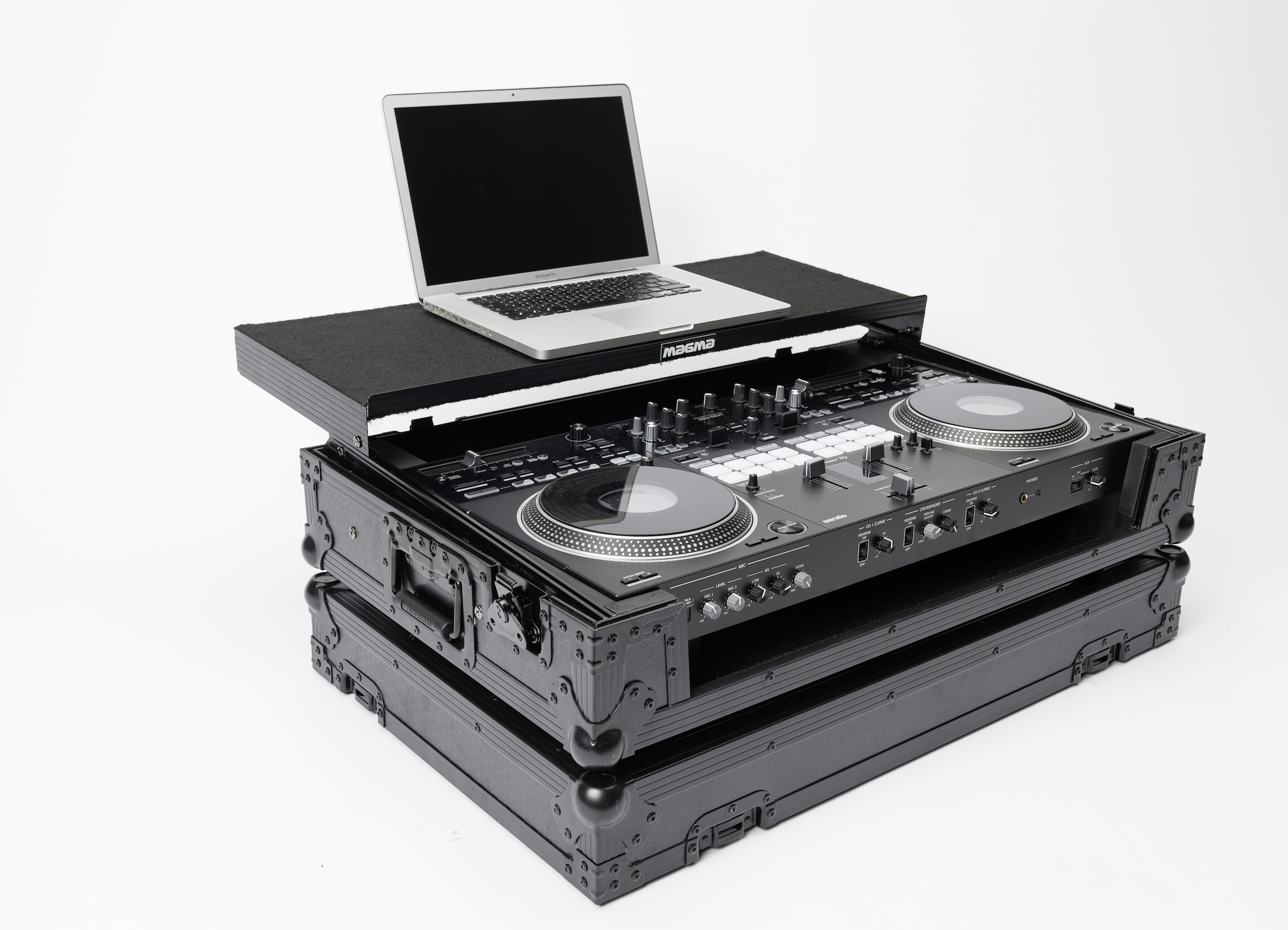 Magma DJ-Controller Workstation DDJ- REV7 w/Wheels (All Black) gallery 2