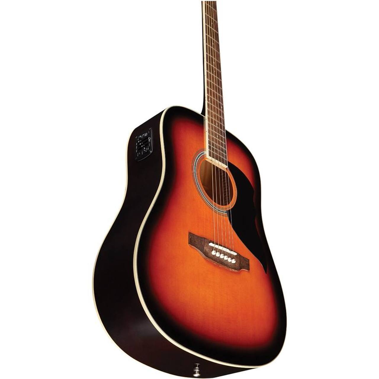 Eko Ranger 6 EQ VAN3L Dreadnought Acoustic-Electric Guitar – Brown Sunburst gallery 3