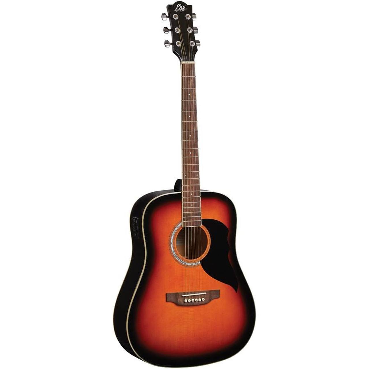 Eko Ranger 6 EQ VAN3L Dreadnought Acoustic-Electric Guitar – Brown Sunburst