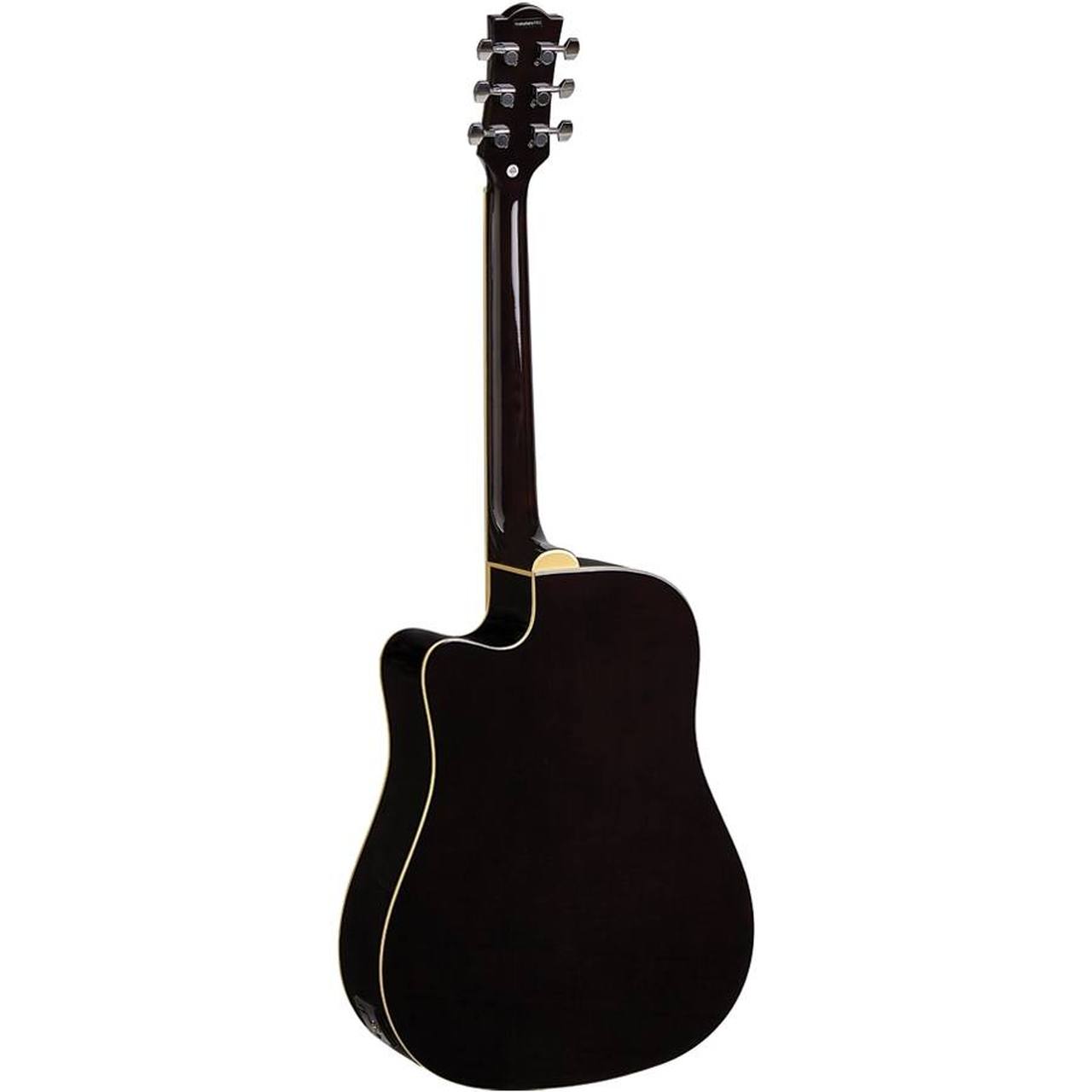 Eko Ranger CW EQ VAN3L Dreadnought Cutaway Acoustic-Electric Guitar – Natural gallery 1
