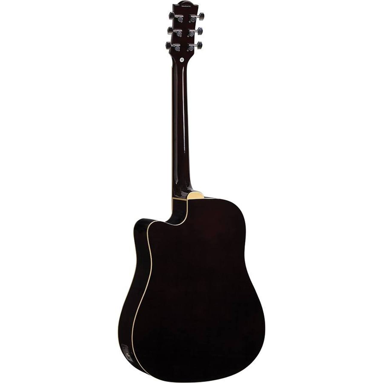 Eko Ranger CW EQ VAN3L Dreadnought Cutaway Acoustic-Electric Guitar – Brown Sunburst gallery 1