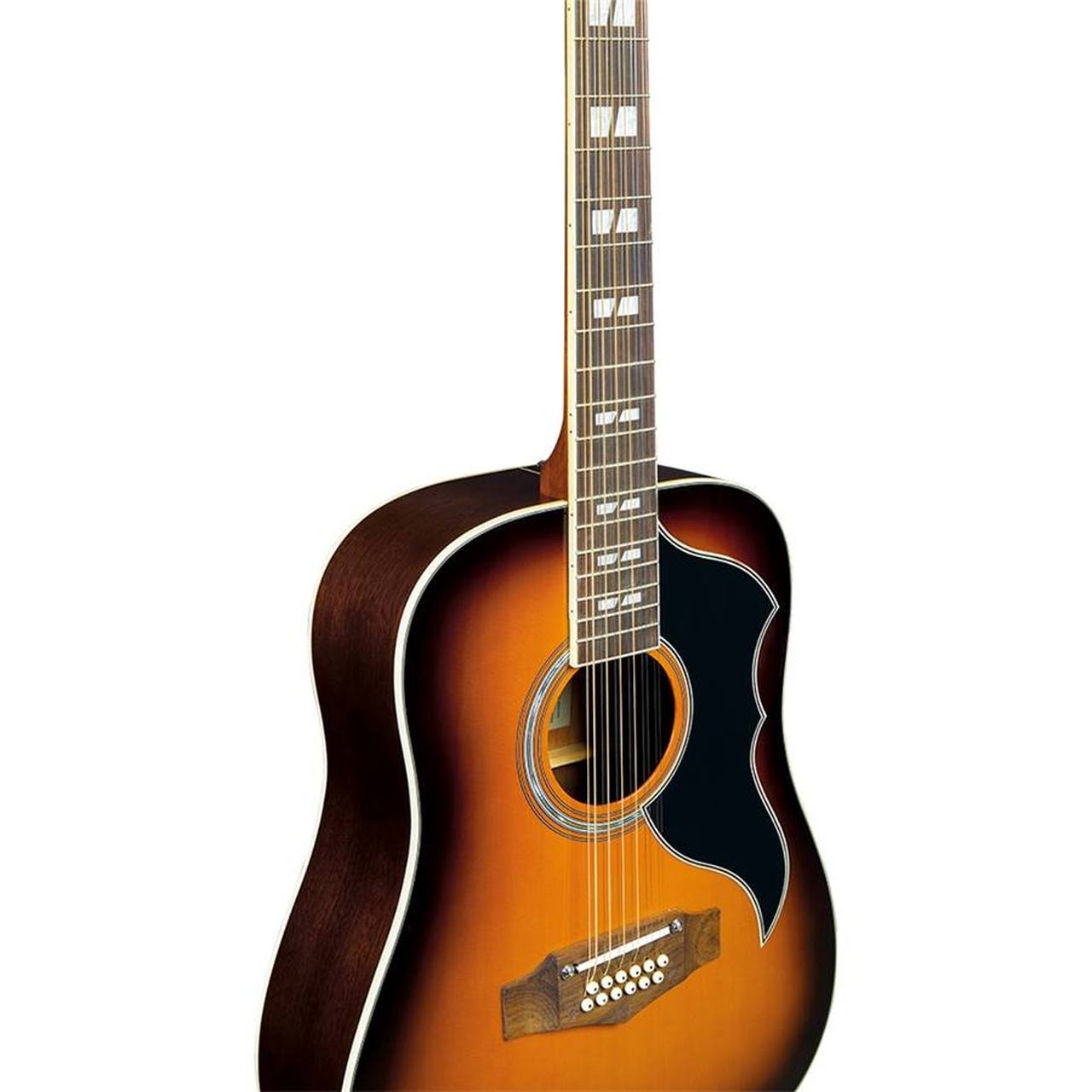 Eko Ranger XII VR EQ 12-String Dreadnought Acoustic-Electric Guitar – Honey Burst gallery 4