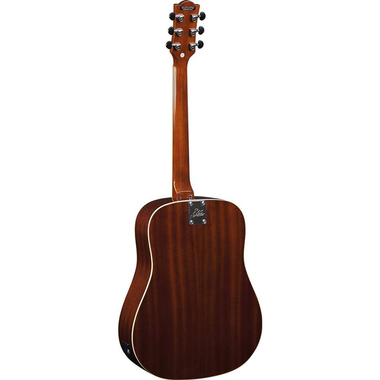 Eko Ranger VI VR EQ Dreadnought Acoustic-Electric Guitar – Natural Top Stained gallery 1