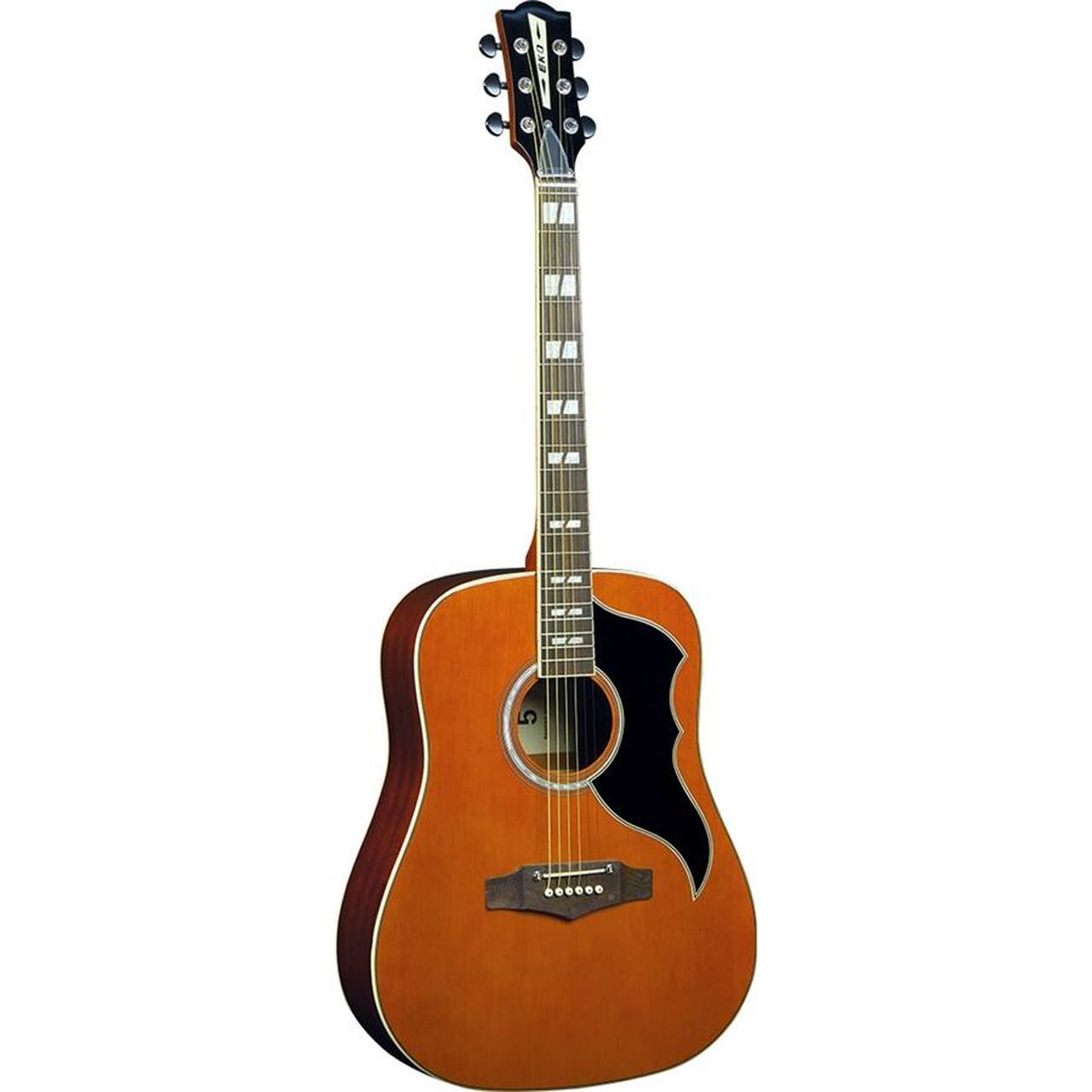 Eko Ranger VI VR EQ Dreadnought Acoustic-Electric Guitar – Natural Top Stained