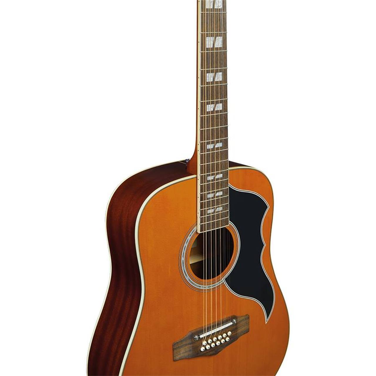 Eko Ranger XII VR EQ 12-String Dreadnought Acoustic-Electric Guitar – Natural Top Stained gallery 2