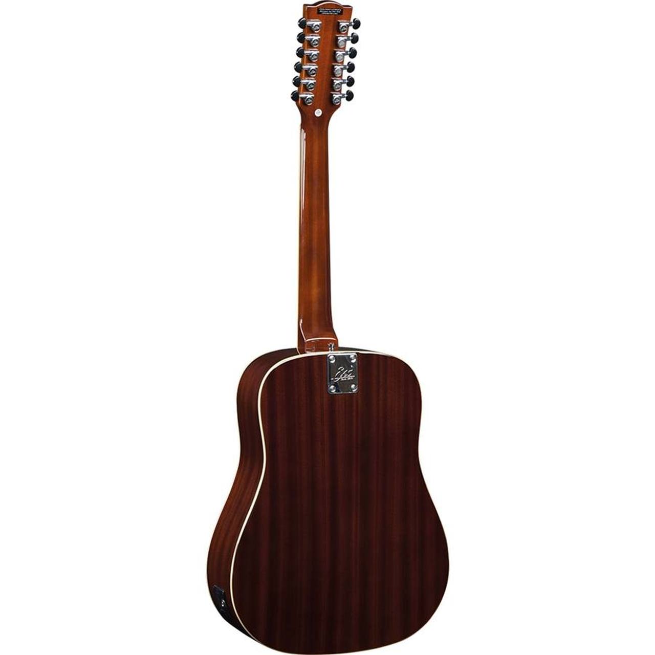 Eko Ranger XII VR EQ 12-String Dreadnought Acoustic-Electric Guitar – Natural Top Stained gallery 4