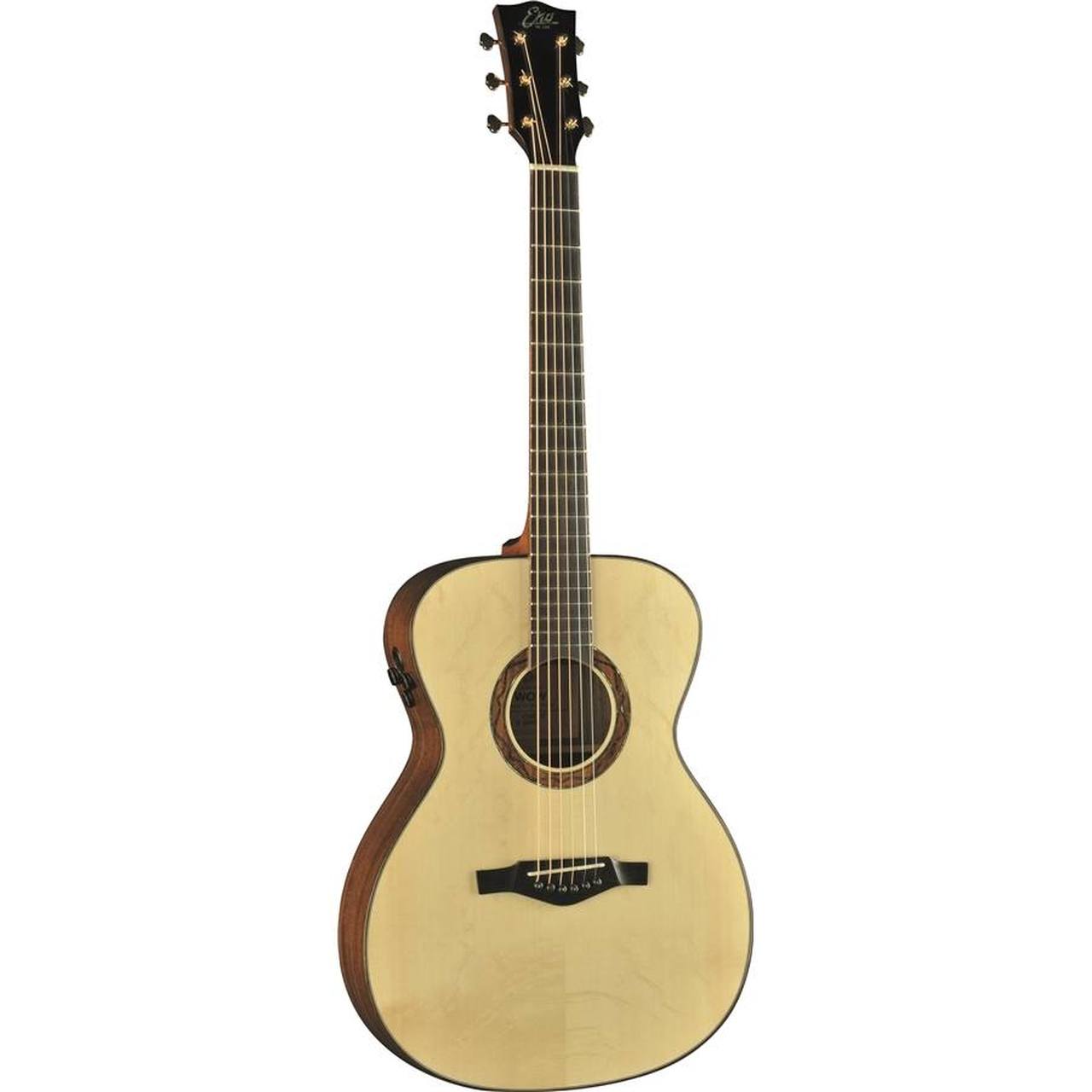 Eko WOW A800e SO All-Solid Auditorium Acoustic-Electric Guitar – Spruce / Ovangkol