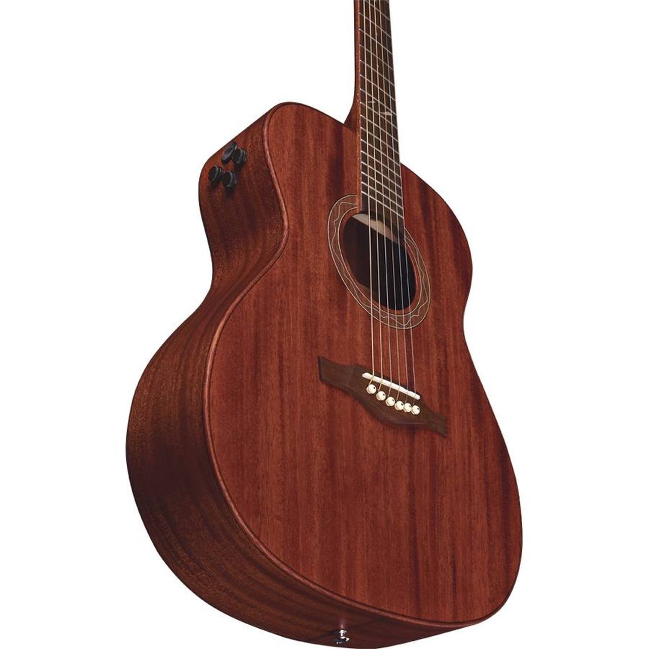 Eko DUO A200e Auditorium Acoustic-Electric Guitar – Natural gallery 3