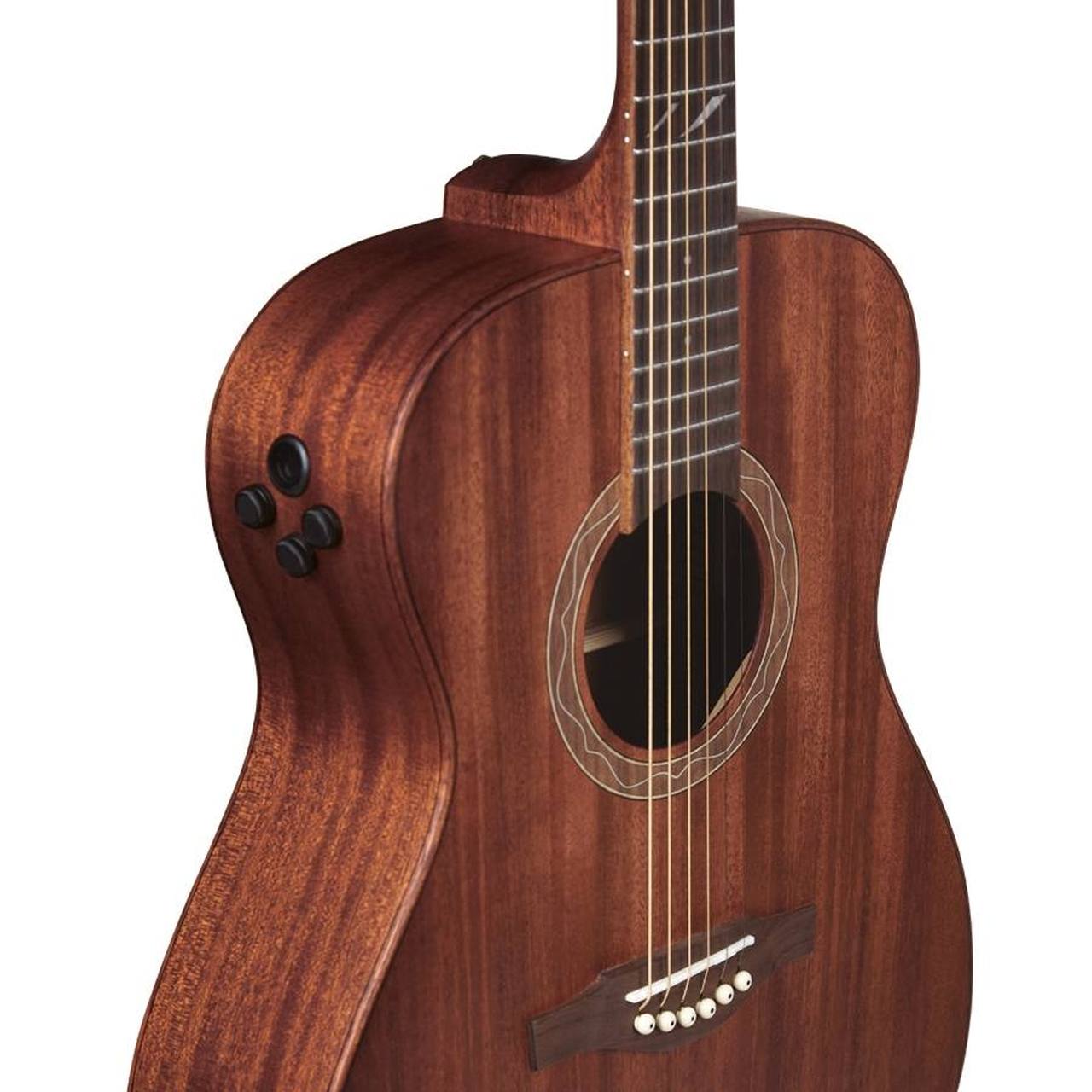 Eko DUO A200e Auditorium Acoustic-Electric Guitar – Natural gallery 5