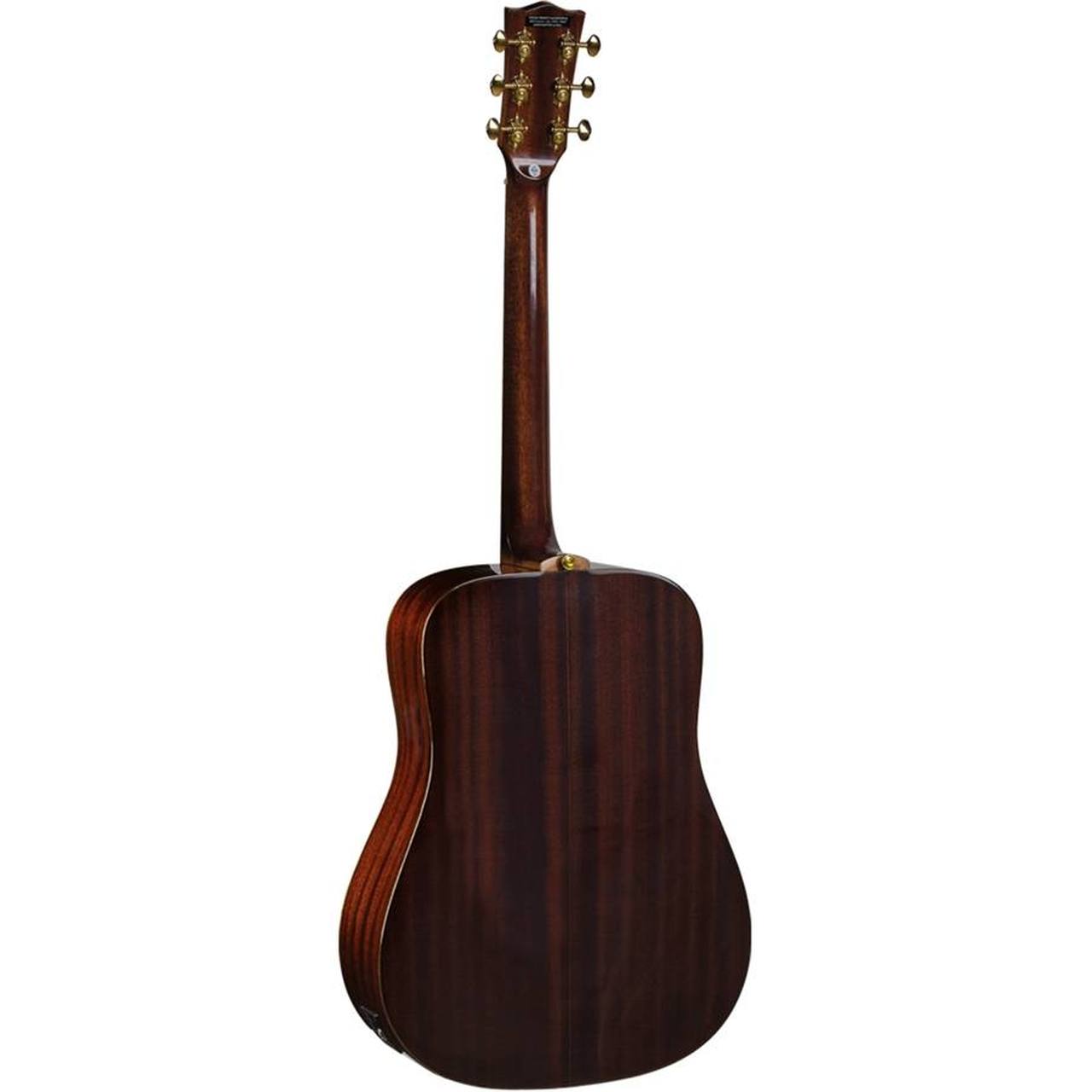 Eko WOW D800e SS All-Solid Dreadnought Acoustic-Electric Guitar – Spruce / Sapele gallery 1
