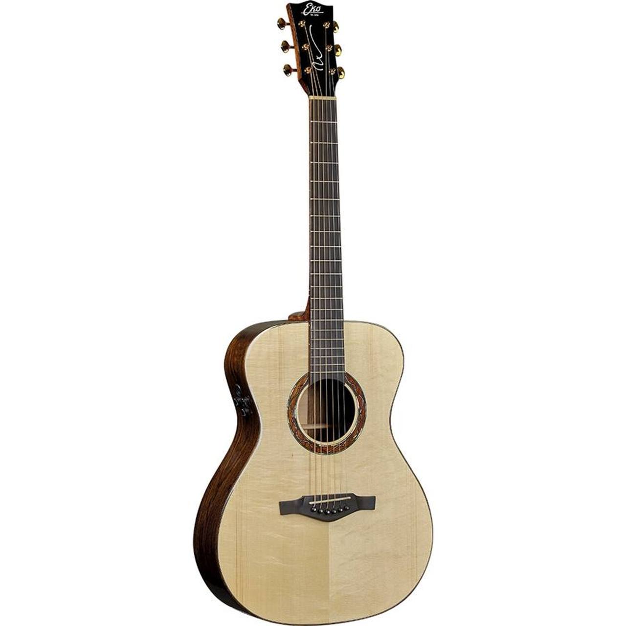 Eko WOW A800e SB LTD All-Solid Auditorium Acoustic-Electric Guitar – Spruce / Bocote (Limited Edition)
