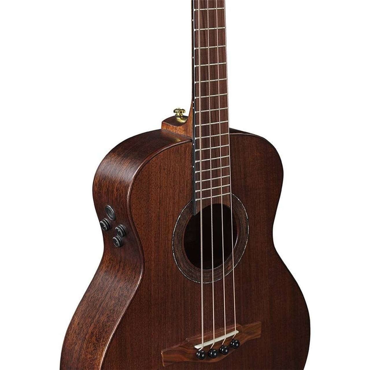 Eko Marco Polo B500e MM All-Solid Travel Acoustic-Electric Bass – Mahogany gallery 5