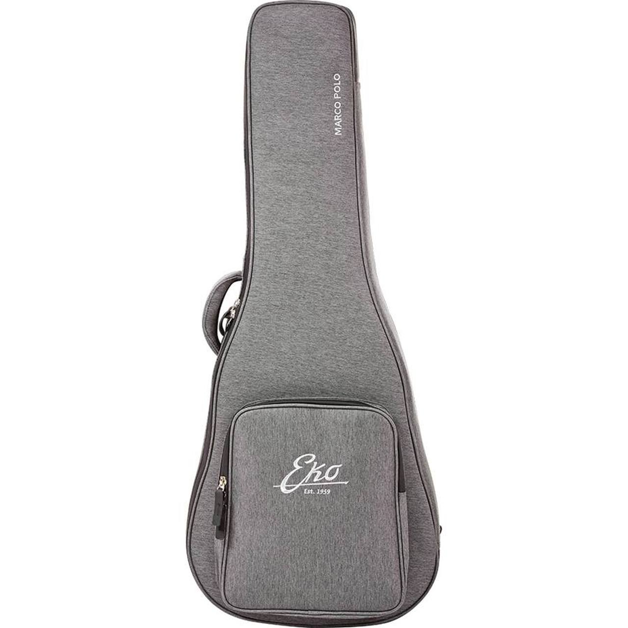 Eko Marco Polo P500E MM All-Solid Parlor Acoustic-Electric Guitar – Mahogany gallery 8