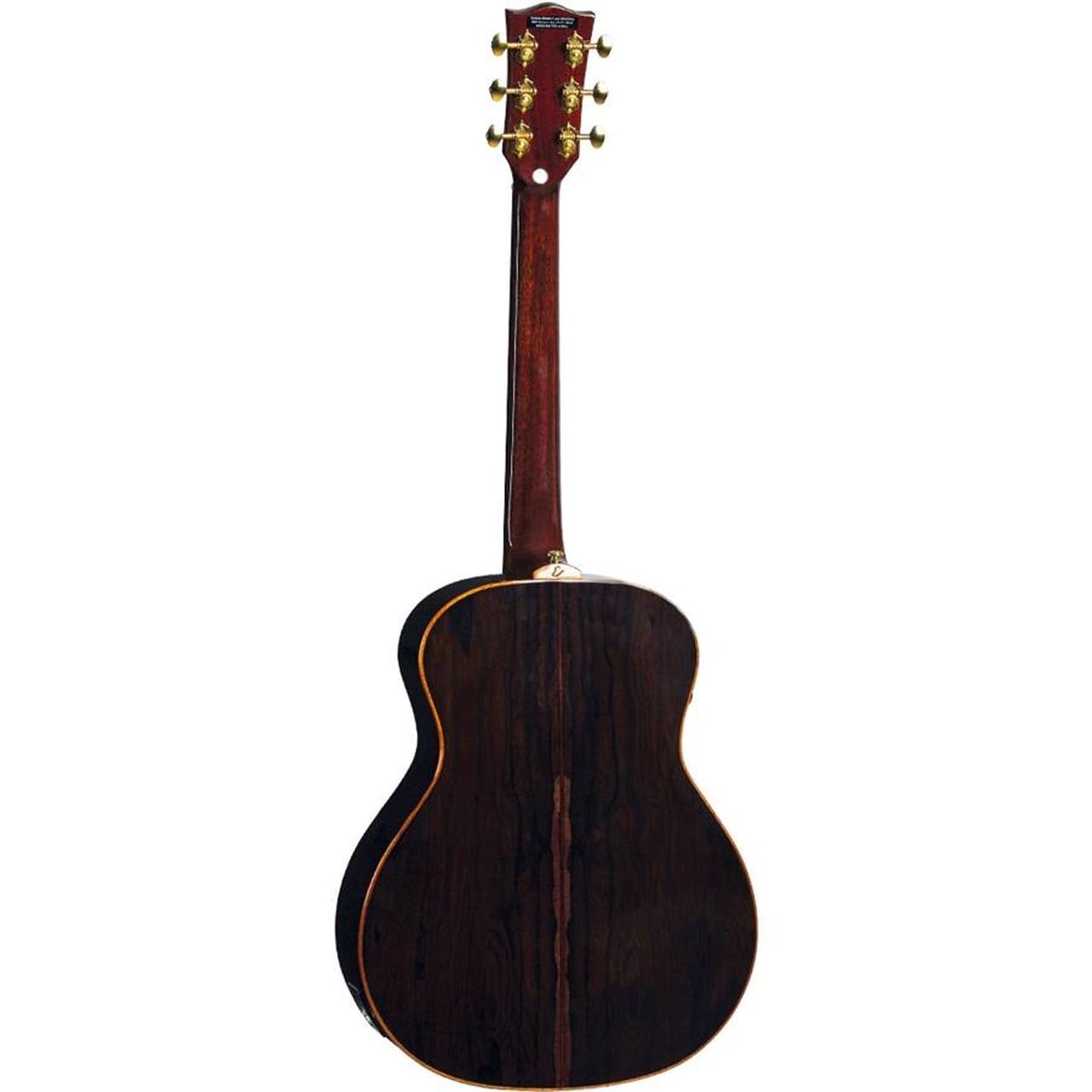 Eko Marco Polo T500e SZ All-Solid Travel Acoustic-Electric Guitar – Spruce / Ziricote gallery 1