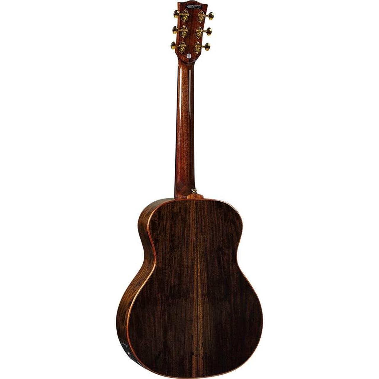 Eko Marco Polo T500e SB LTD All-Solid Travel Acoustic-Electric Guitar – Spruce / Bocote gallery 1