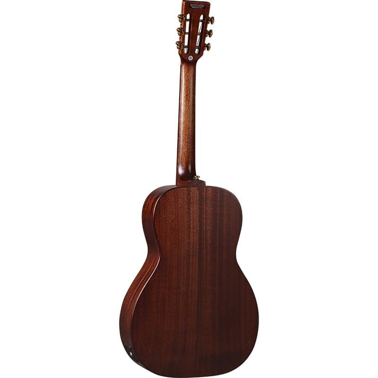 Eko Marco Polo P500E MM All-Solid Parlor Acoustic-Electric Guitar – Mahogany gallery 2