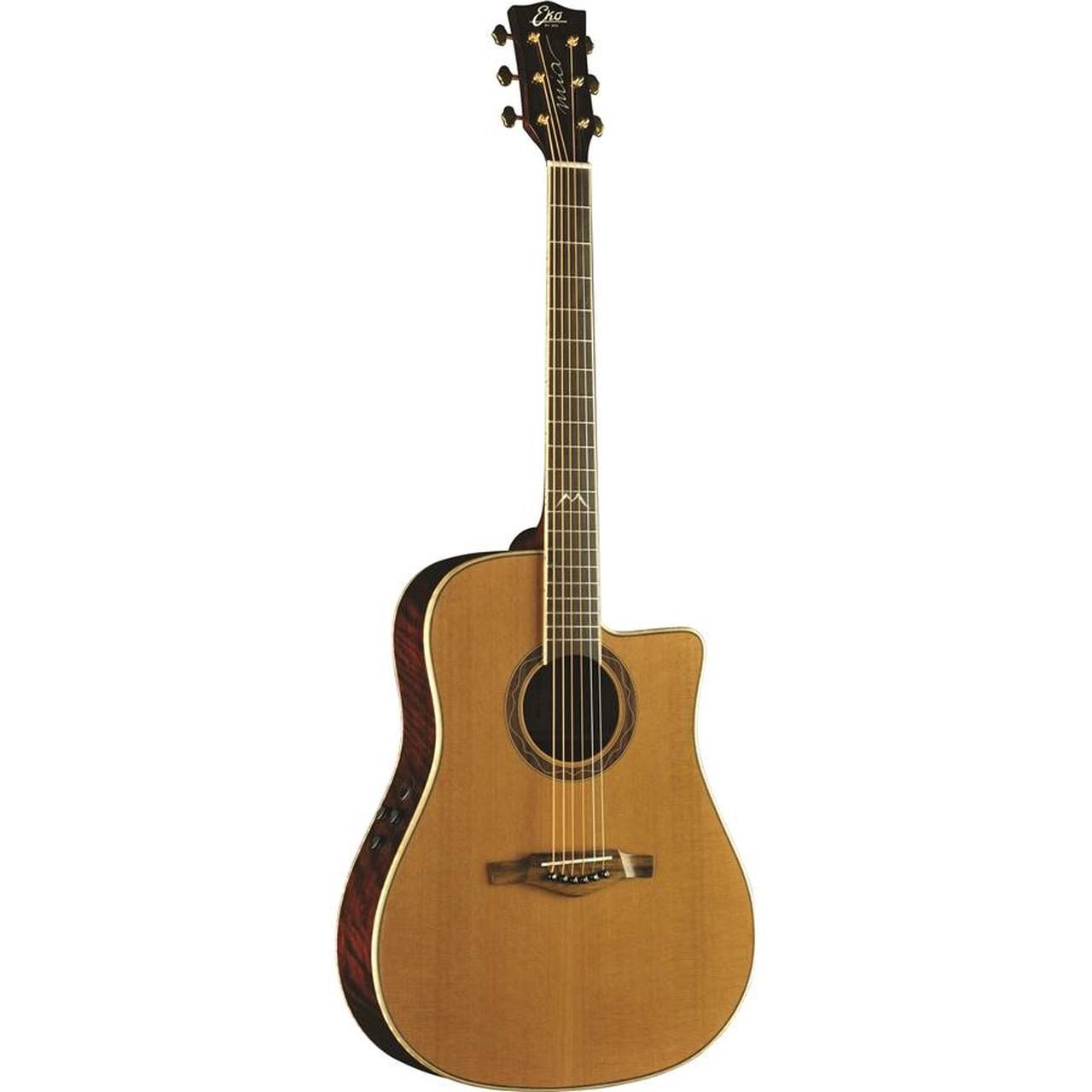 Eko MIA D400CE Dreadnought Cutaway Acoustic-Electric Guitar – Natural