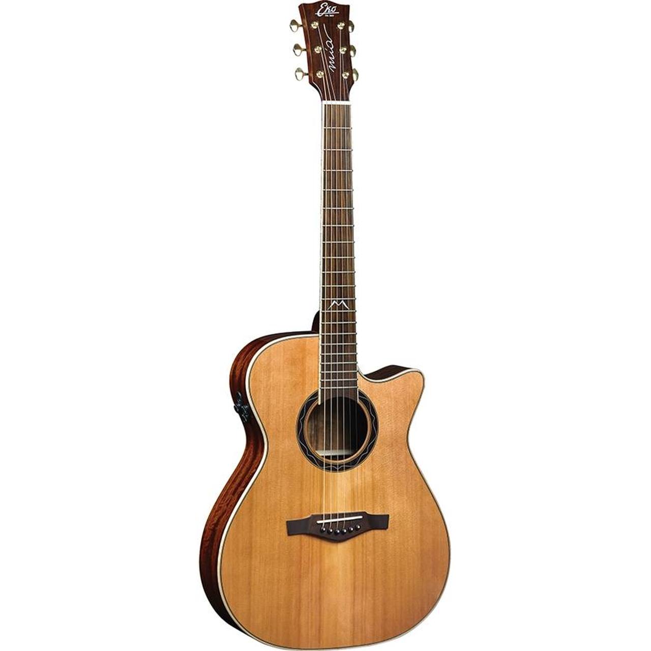Eko MIA A400CE Dreadnought Cutaway Acoustic-Electric Guitar – Natural
