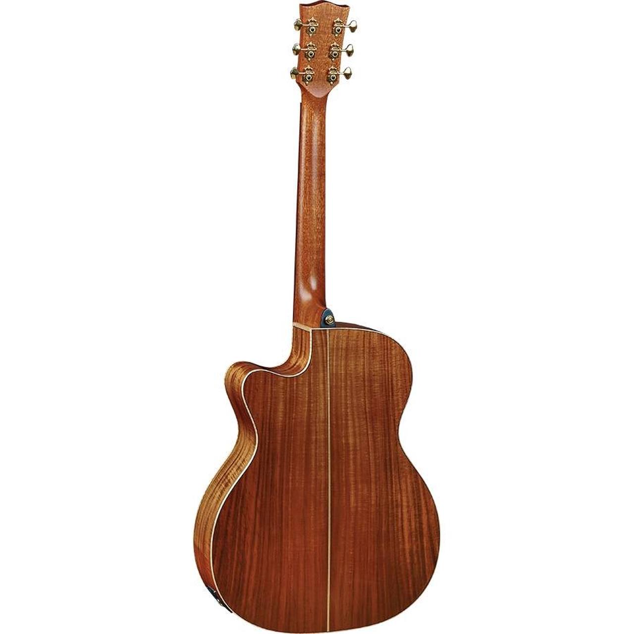 Eko ALPS J450CE Dreadnought Cutaway Acoustic-Electric Guitar – Solid Italian Red Spruce / 3-Layer Koa gallery 1